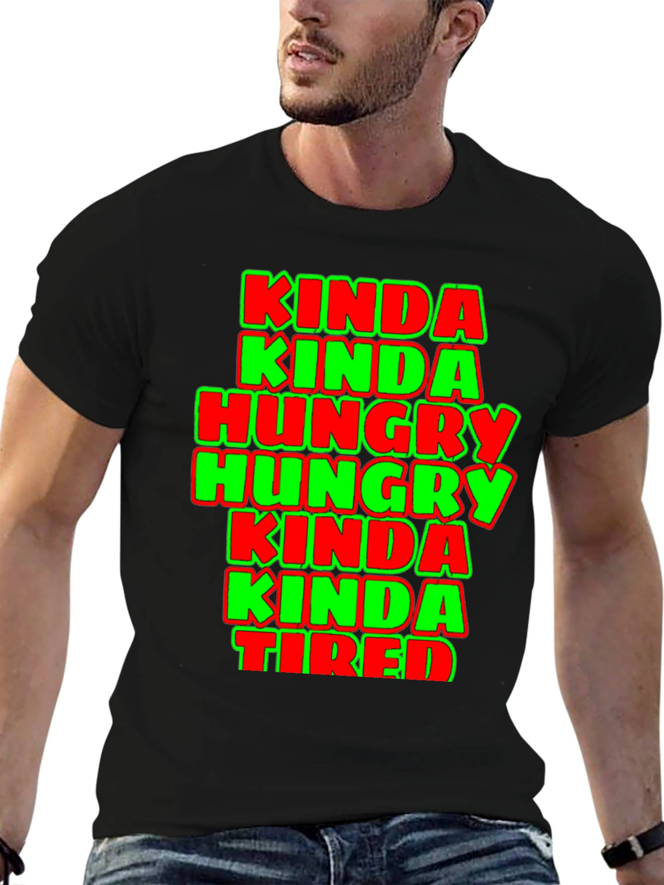 Kinda Hungry Kinda Tired Graphic Tee