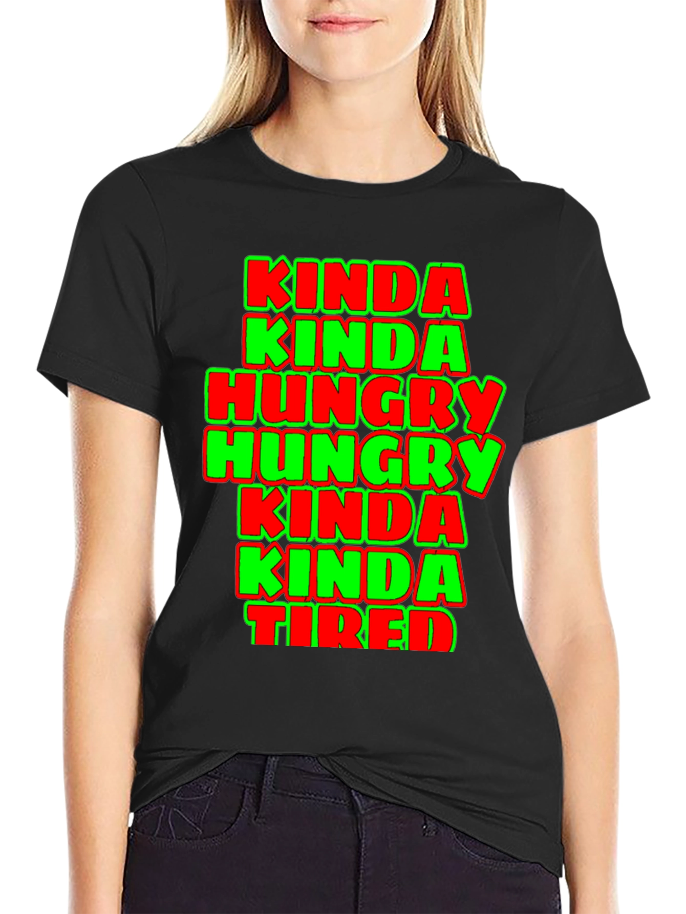 Kinda Hungry Kinda Tired Graphic Tee