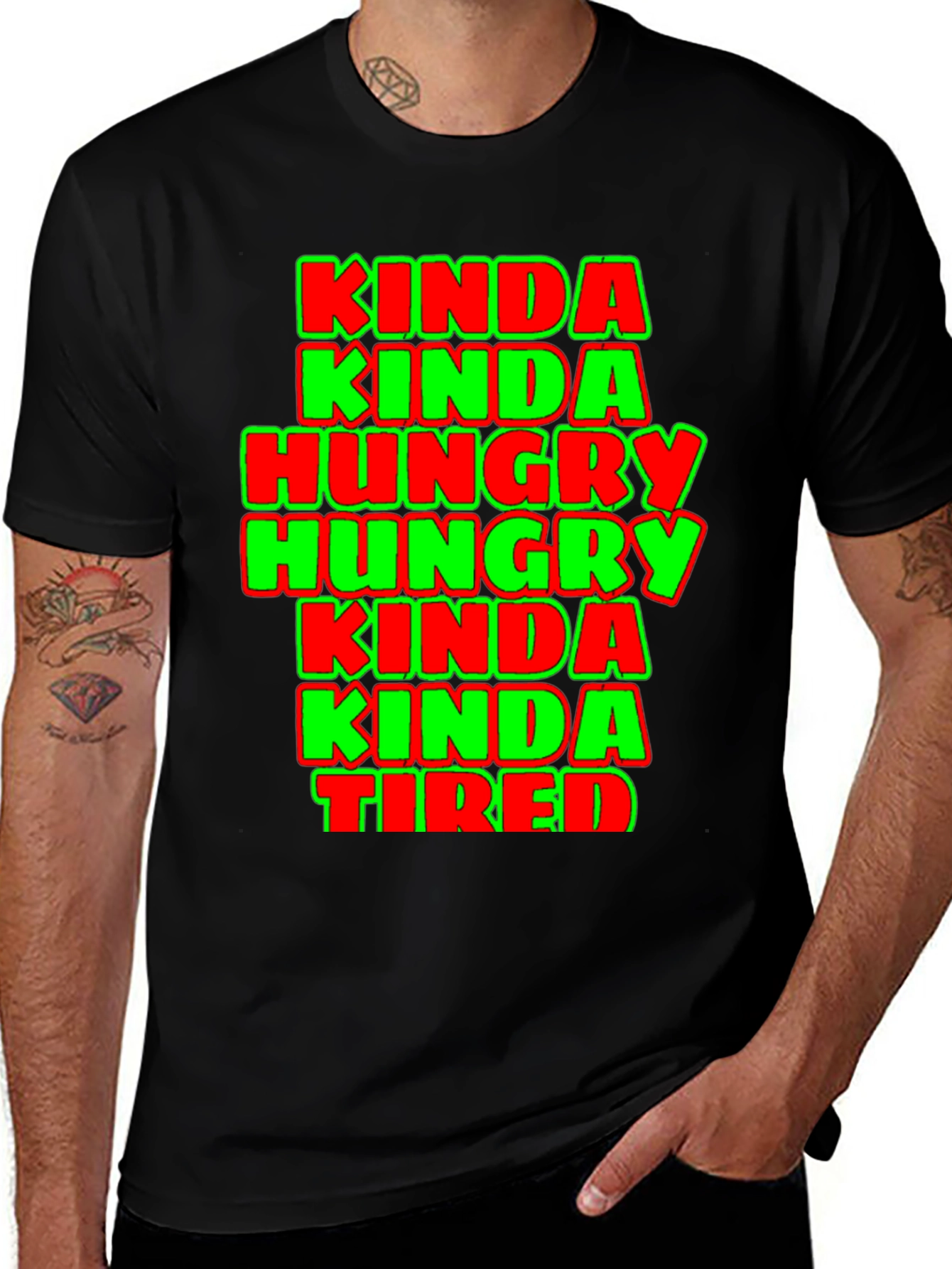 Kinda Hungry Kinda Tired Graphic Tee