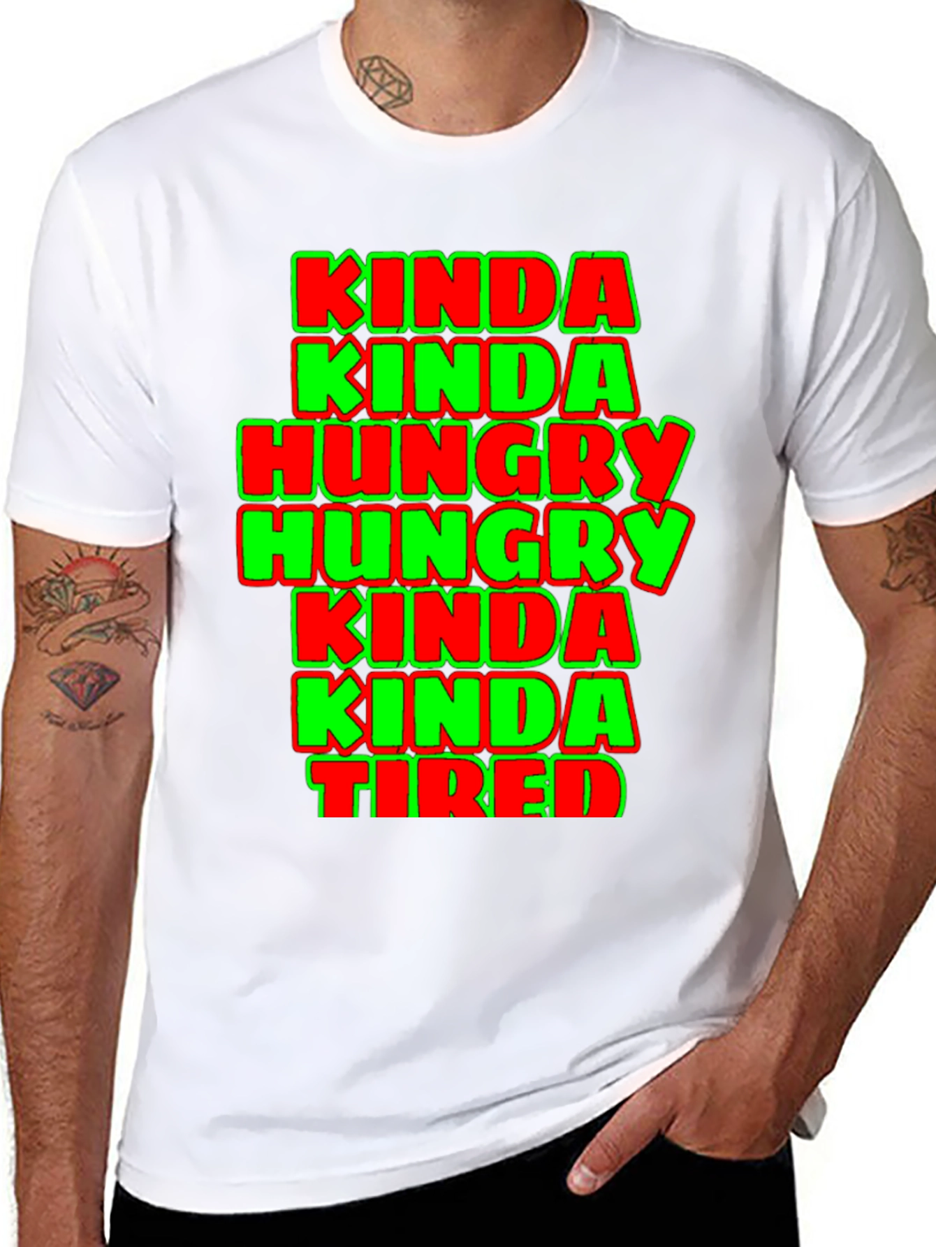 Kinda Hungry Kinda Tired Graphic Tee