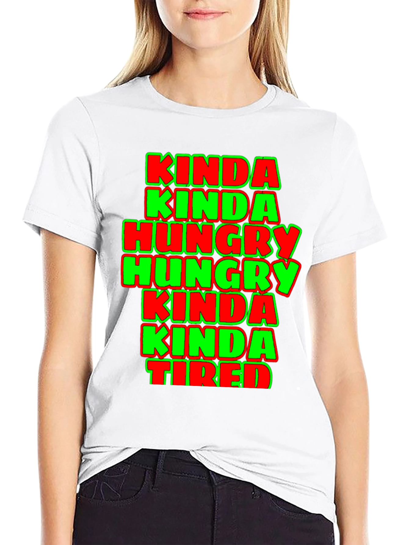 Kinda Hungry Kinda Tired Graphic Tee