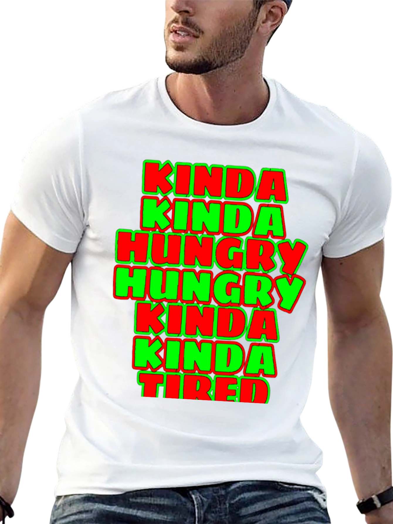 Kinda Hungry Kinda Tired Graphic Tee