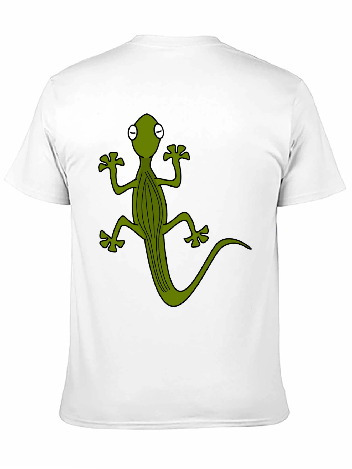 Cartoon Lizard Graphic T-Shirt