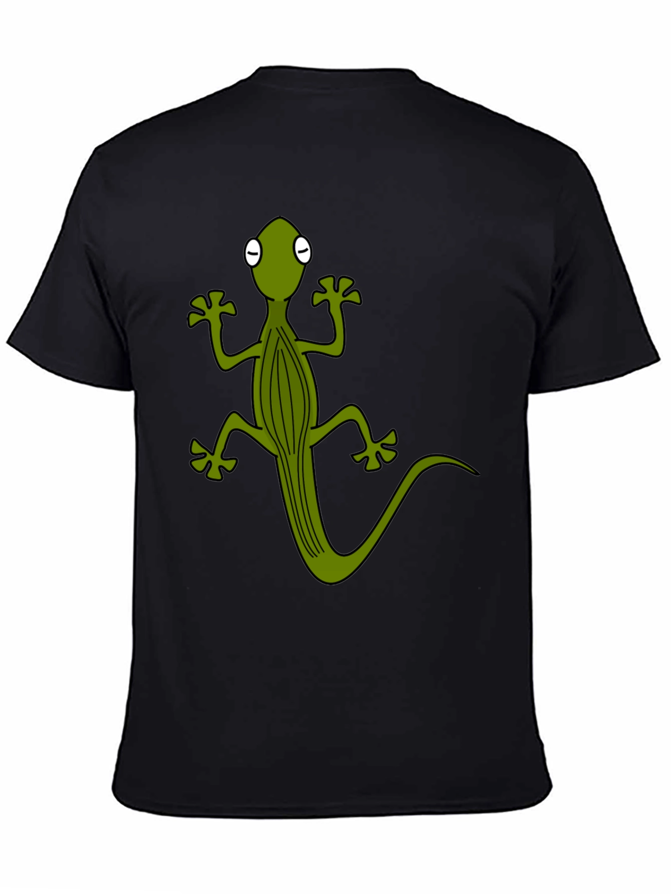 Cartoon Lizard Graphic T-Shirt