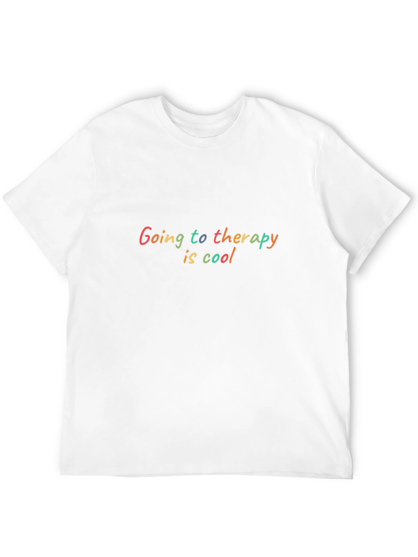 Therapy is Cool Graphic Tee - Black