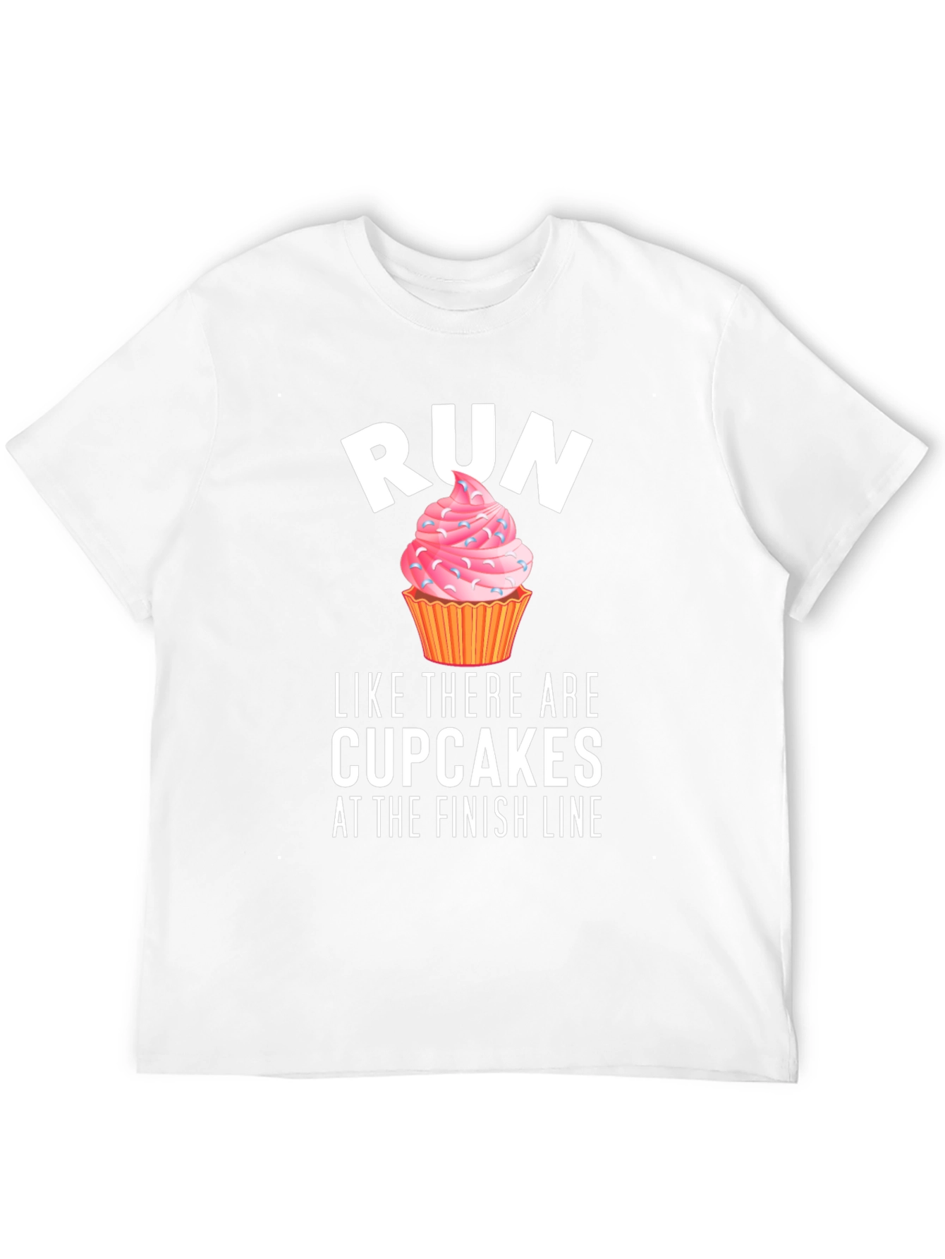 Run for Cupcakes T-Shirt - Funny Running Tee