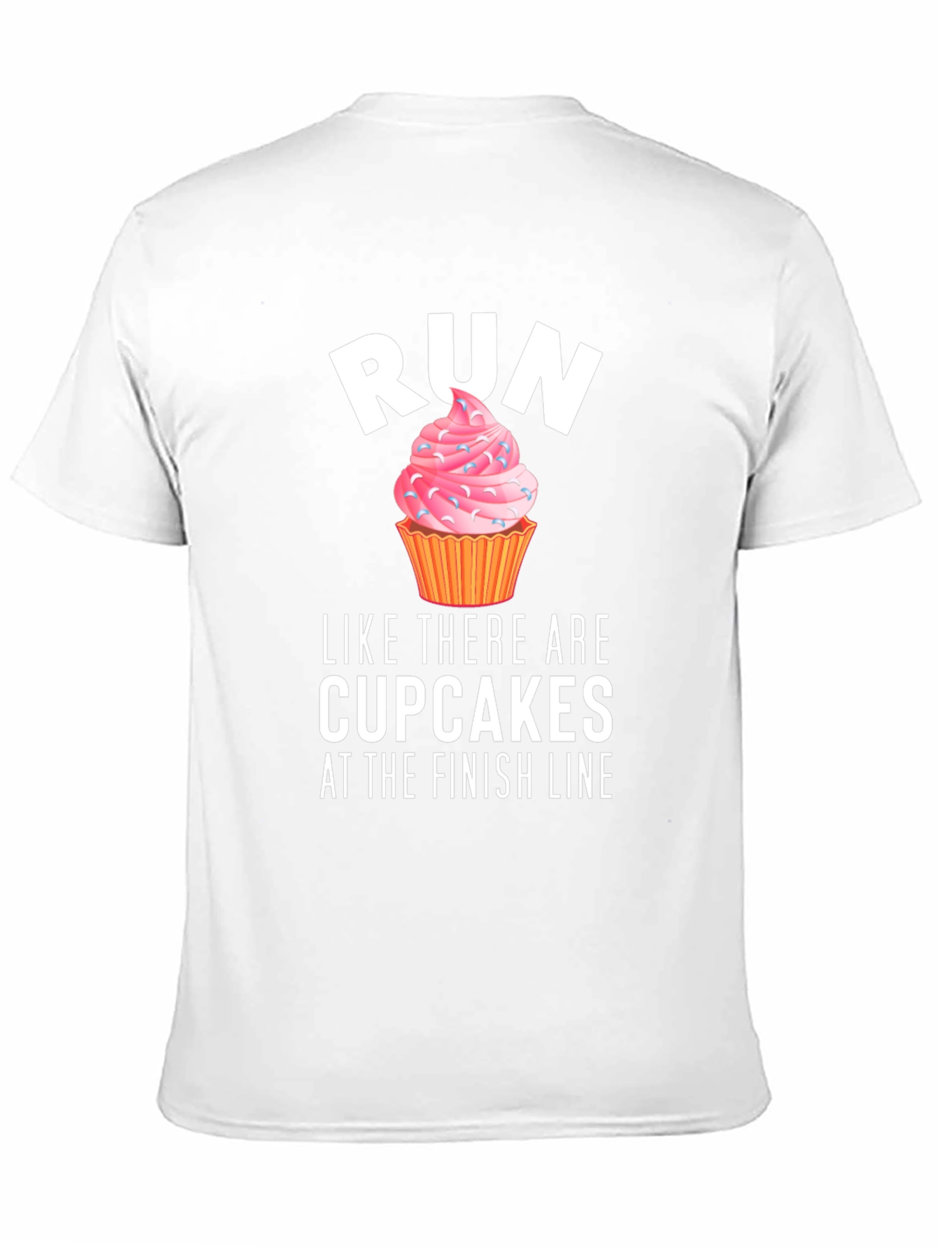Run for Cupcakes T-Shirt - Funny Running Tee