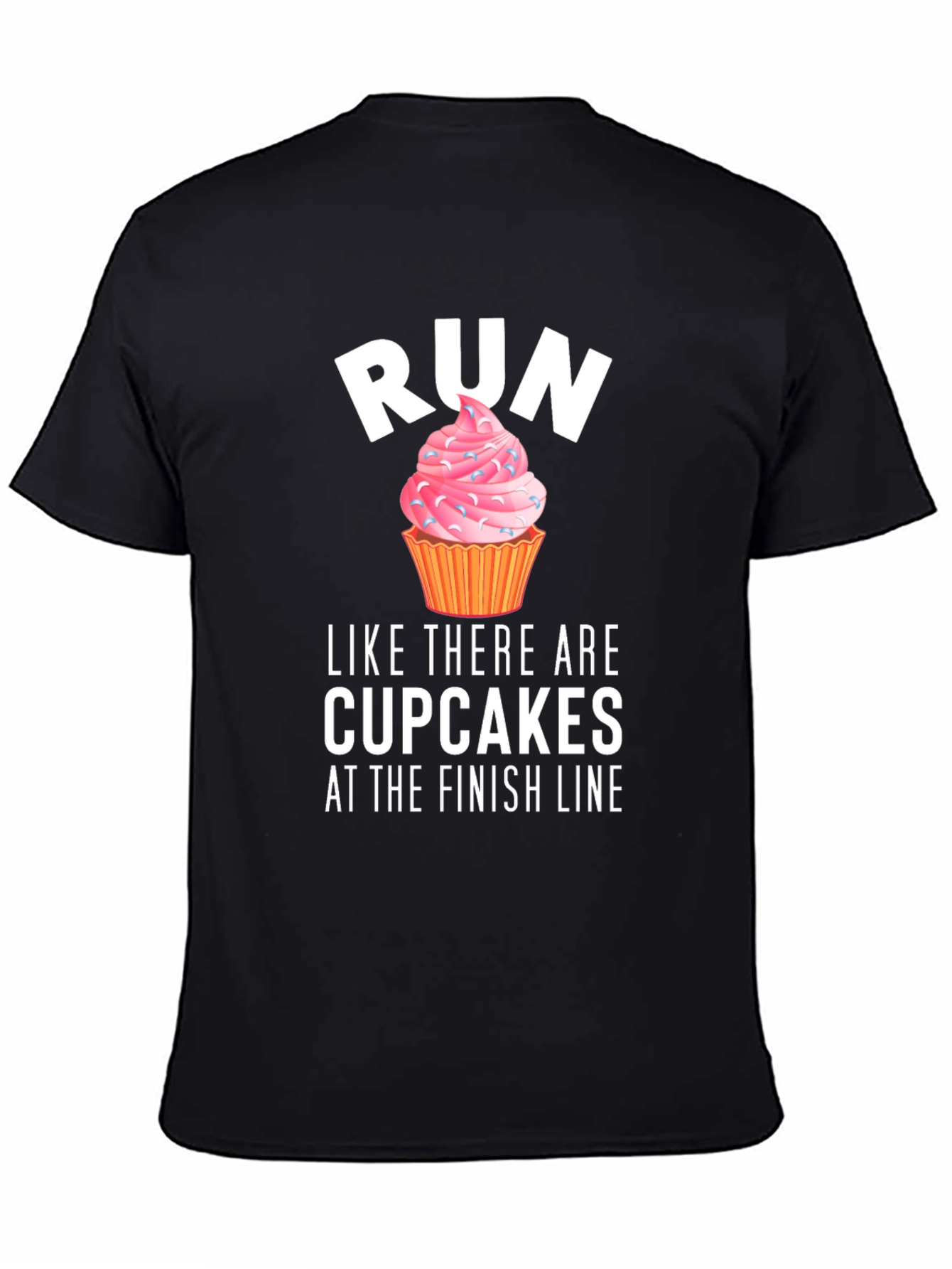 Run for Cupcakes T-Shirt - Funny Running Tee