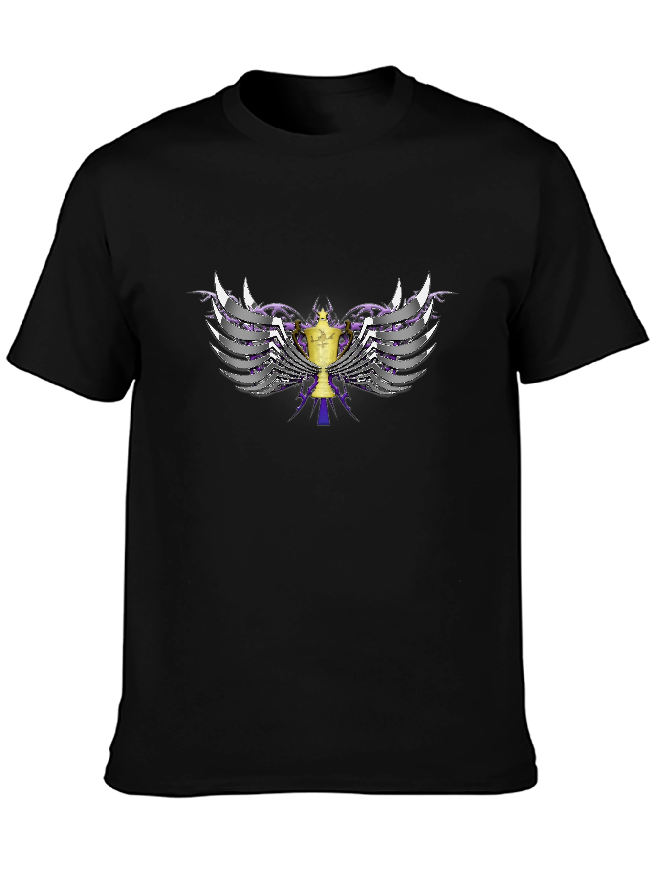 Winged Trophy Black T-Shirt
