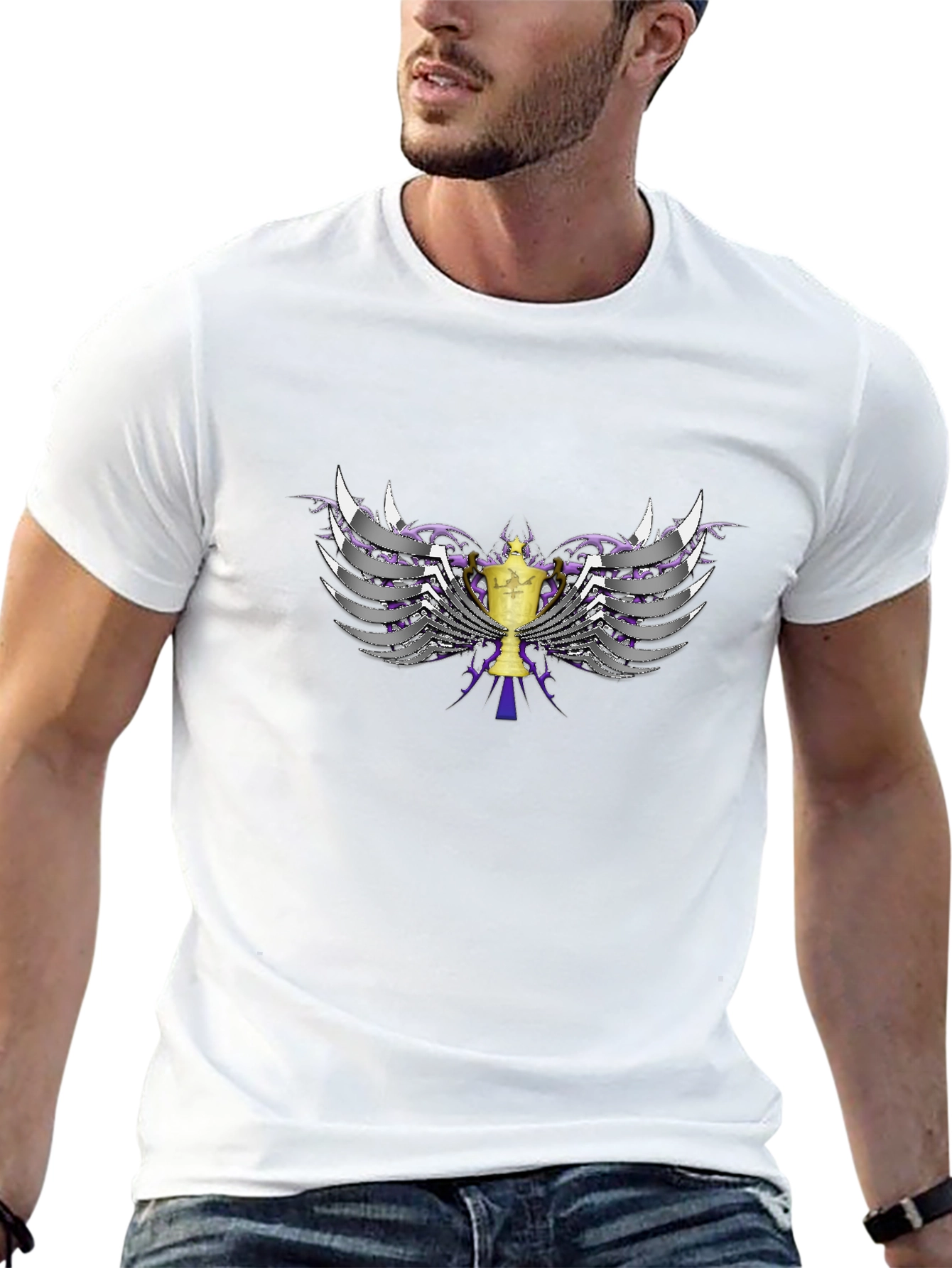 Winged Trophy Black T-Shirt