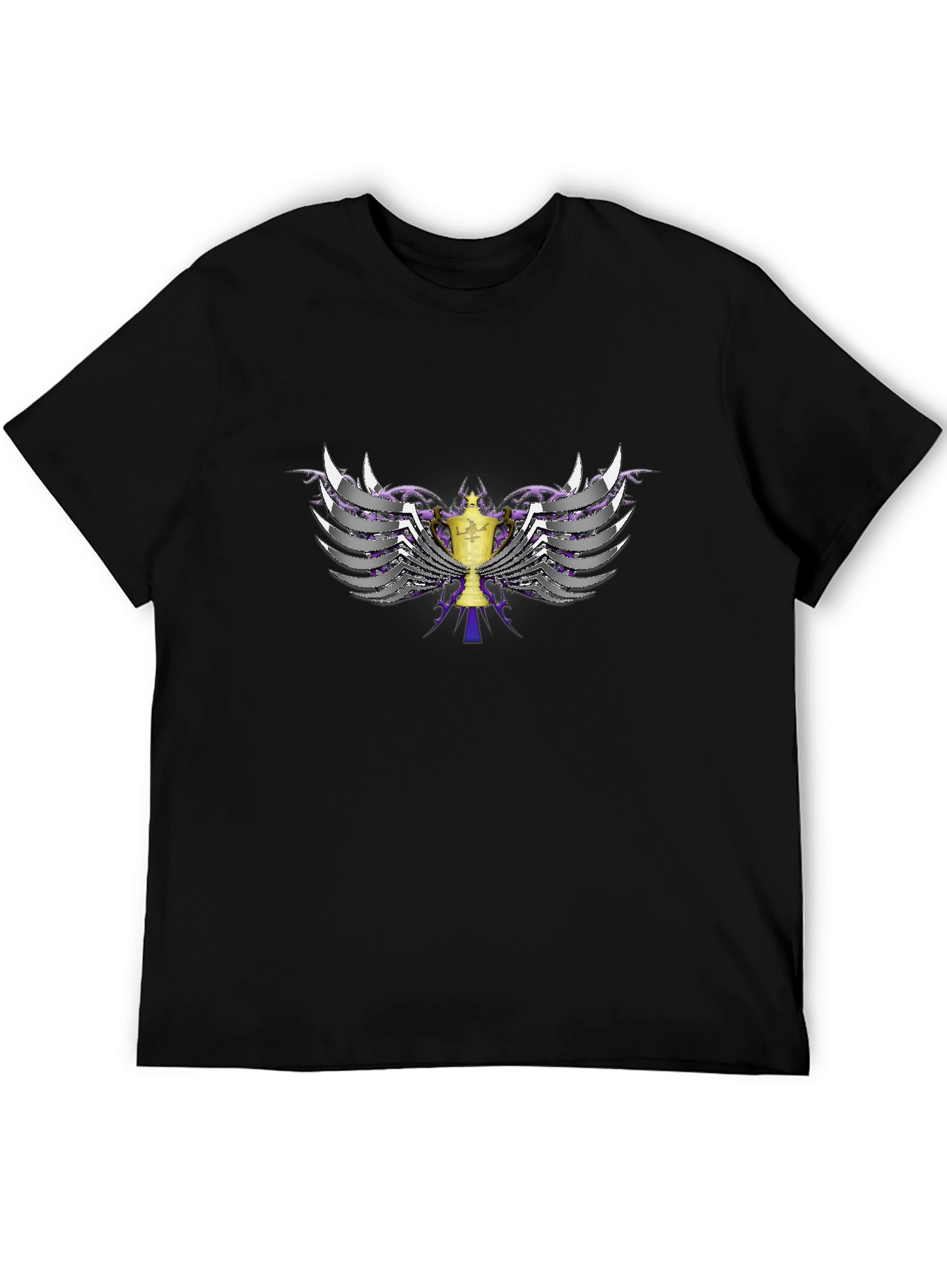 Winged Trophy Black T-Shirt
