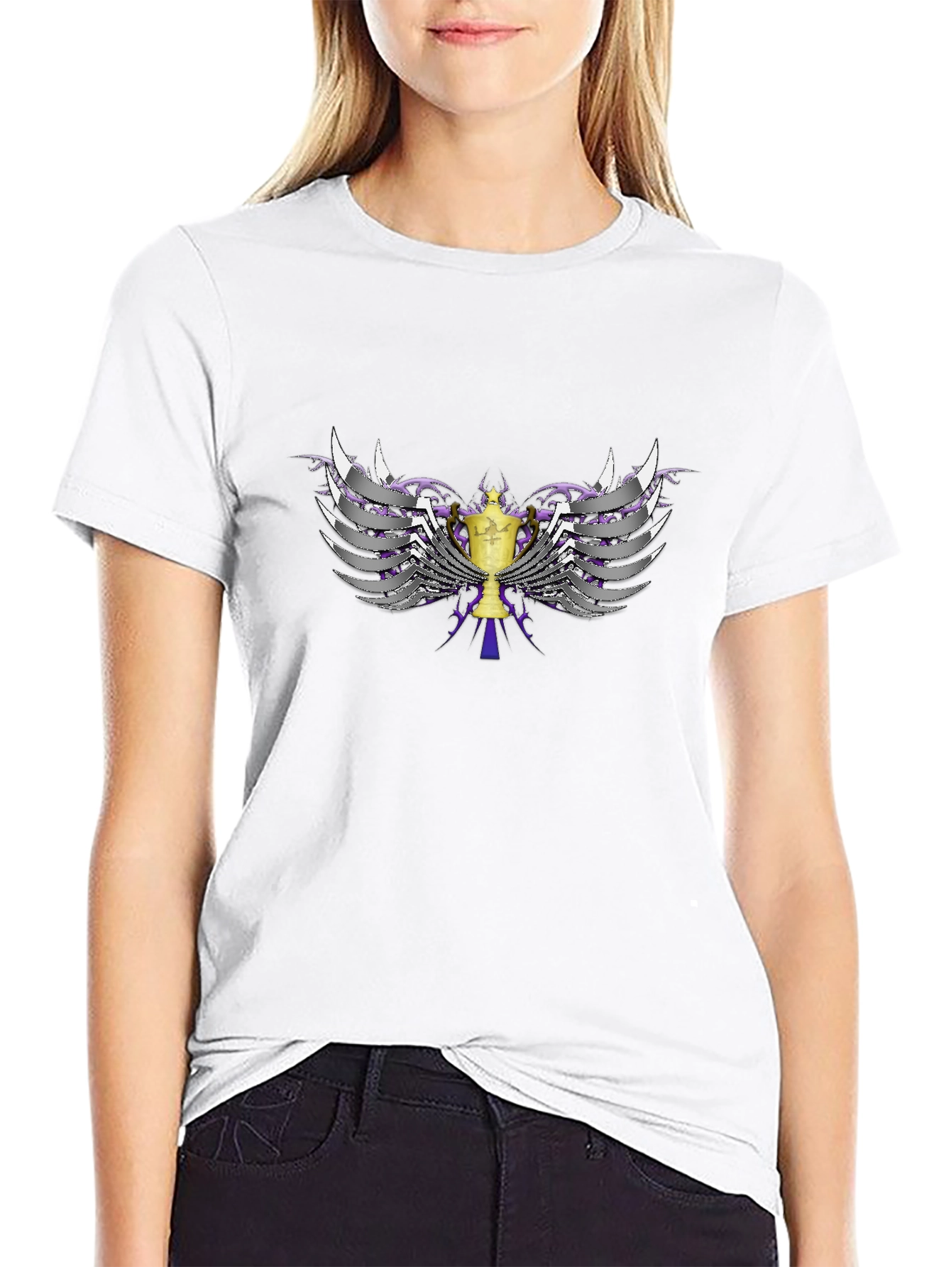 Winged Trophy Black T-Shirt