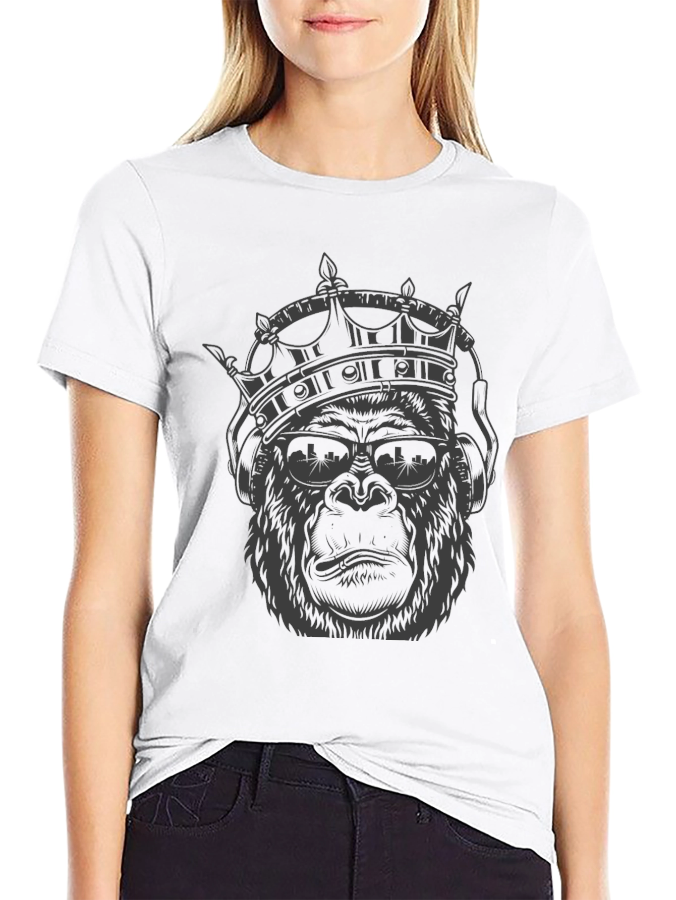 King Kong Crowned T-Shirt - Mens Graphic Tee