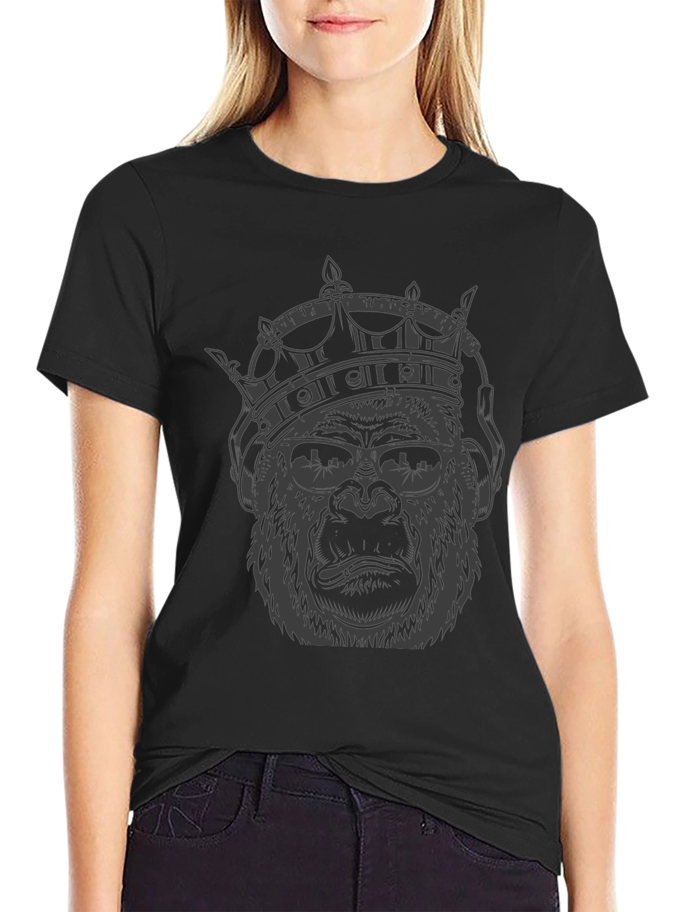 King Kong Crowned T-Shirt - Mens Graphic Tee