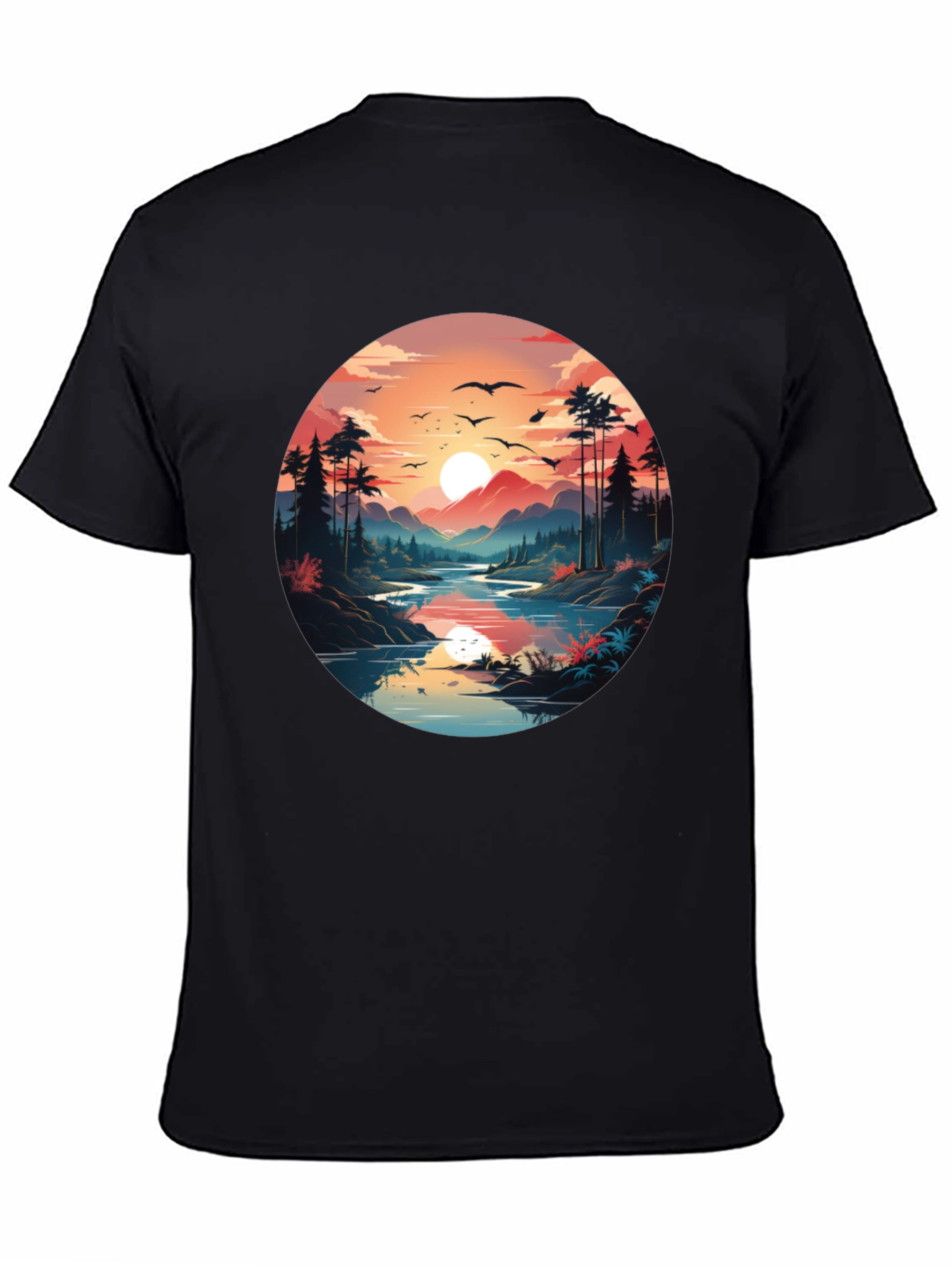 Nature Vista Black T-Shirt