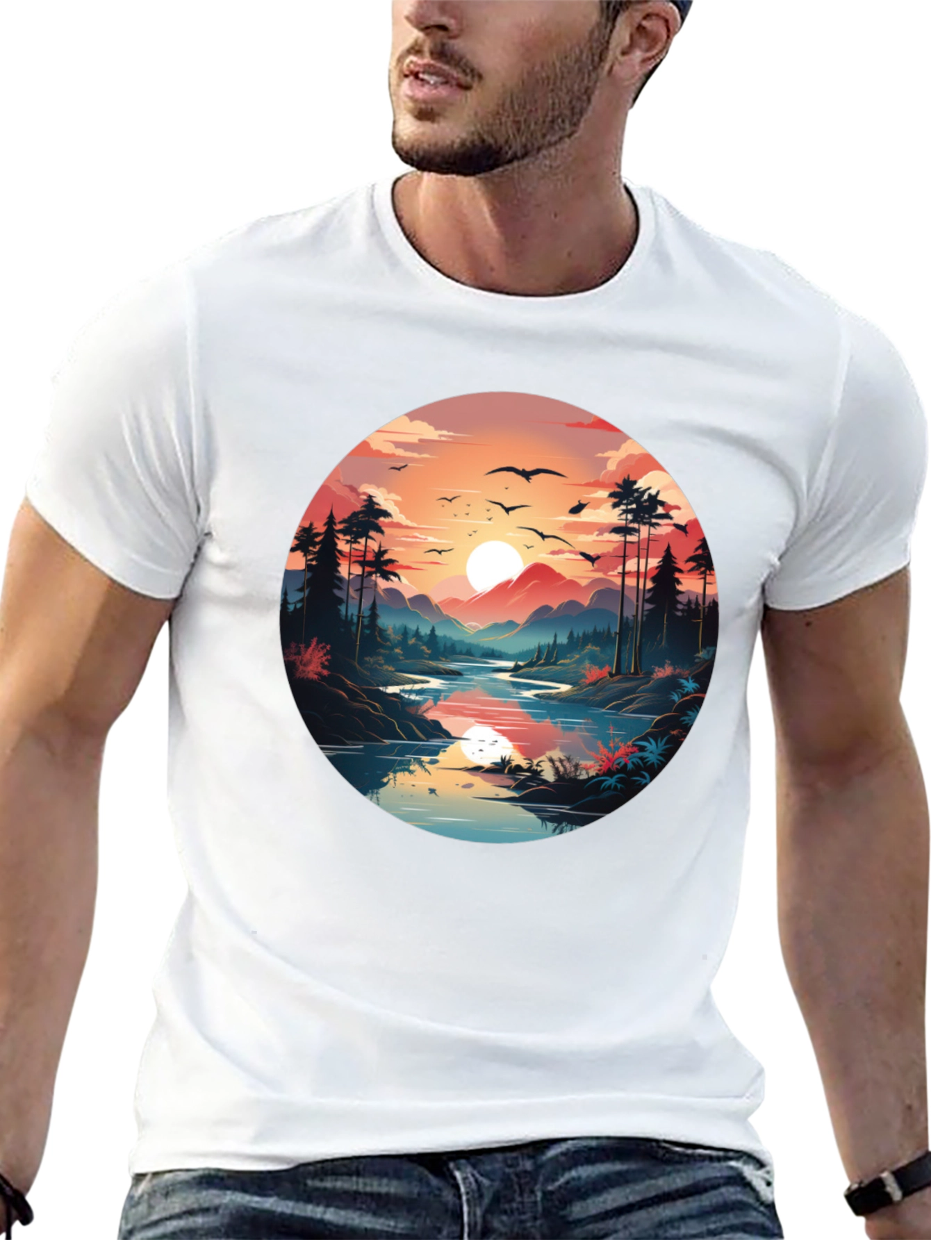 Nature Vista Black T-Shirt