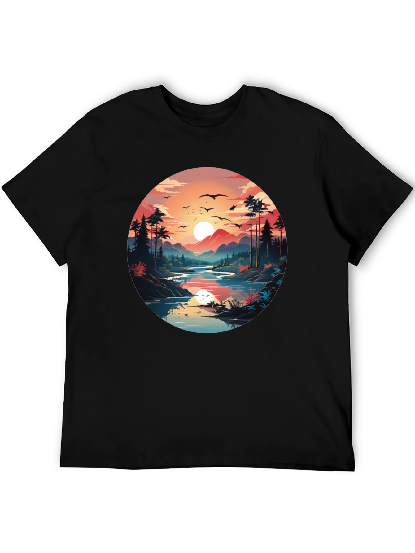 Nature Vista Black T-Shirt