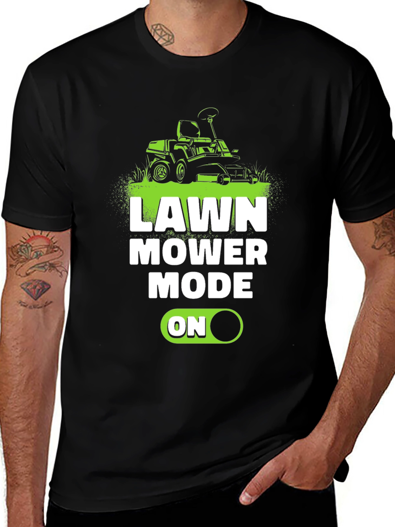 Lawn Mower Mode ON T-Shirt