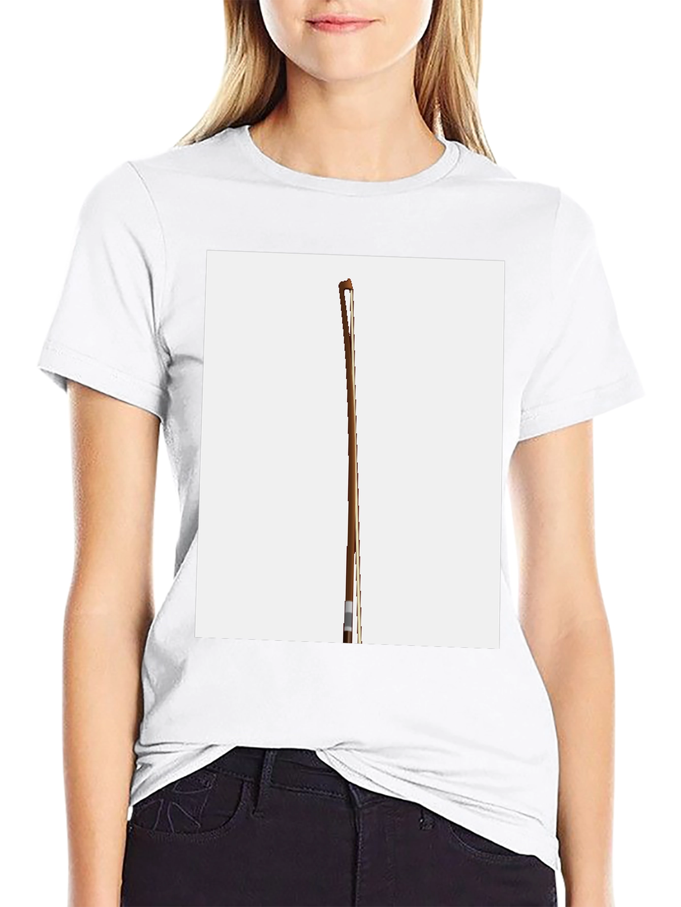 Violin Bow Graphic Tee - Musicians Casual Wear