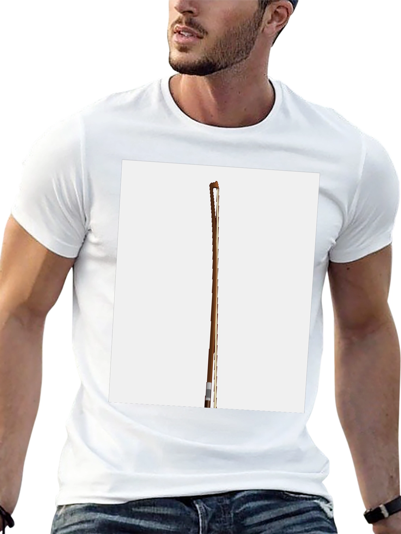 Violin Bow Graphic Tee - Musicians Casual Wear