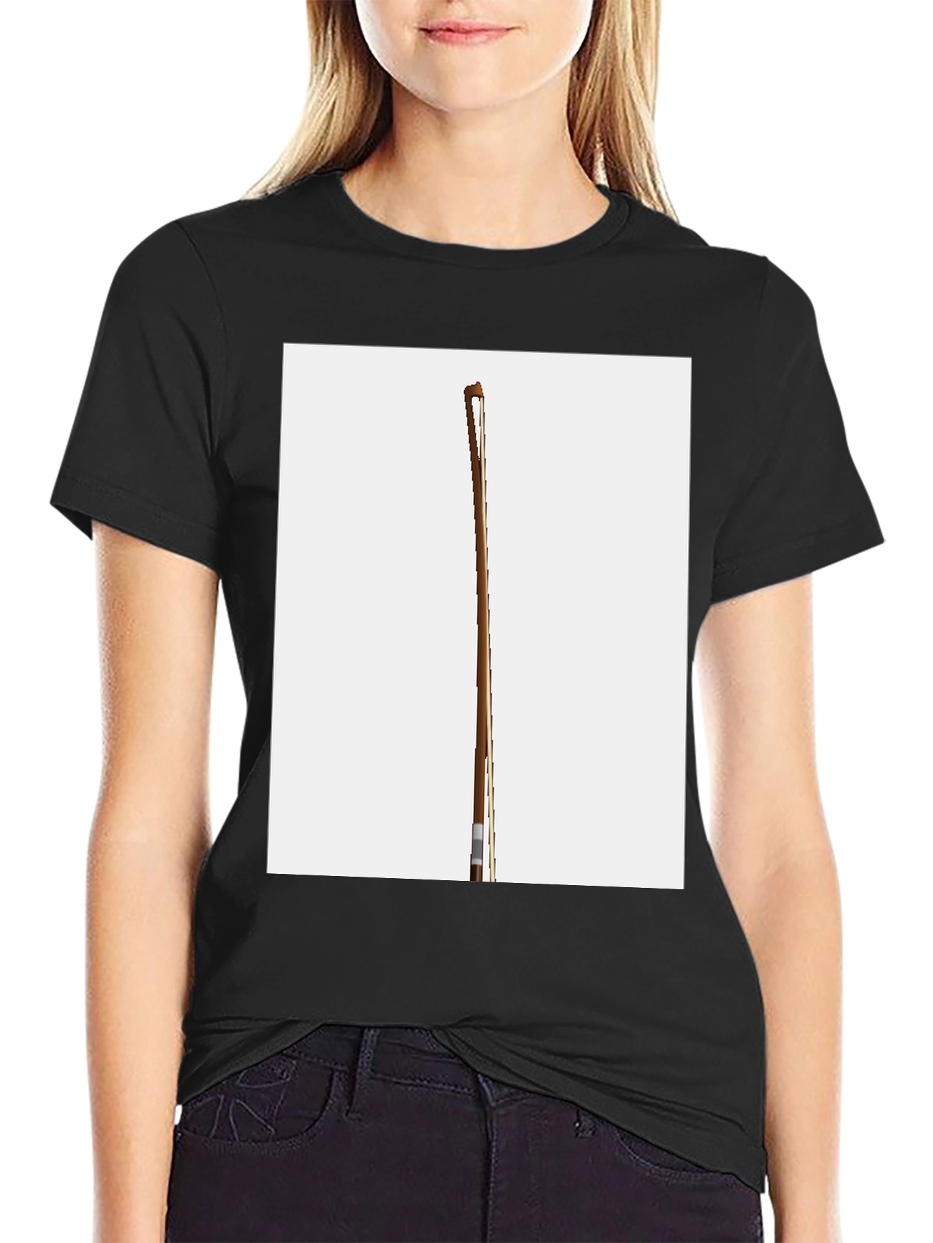 Violin Bow Graphic Tee - Musicians Casual Wear