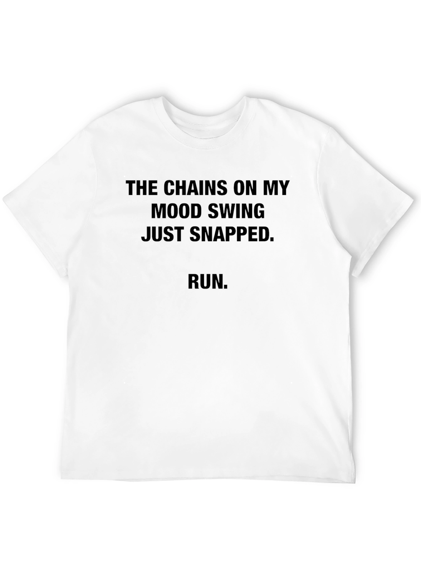 Mood Swing Snapped Graphic Tee - Run!