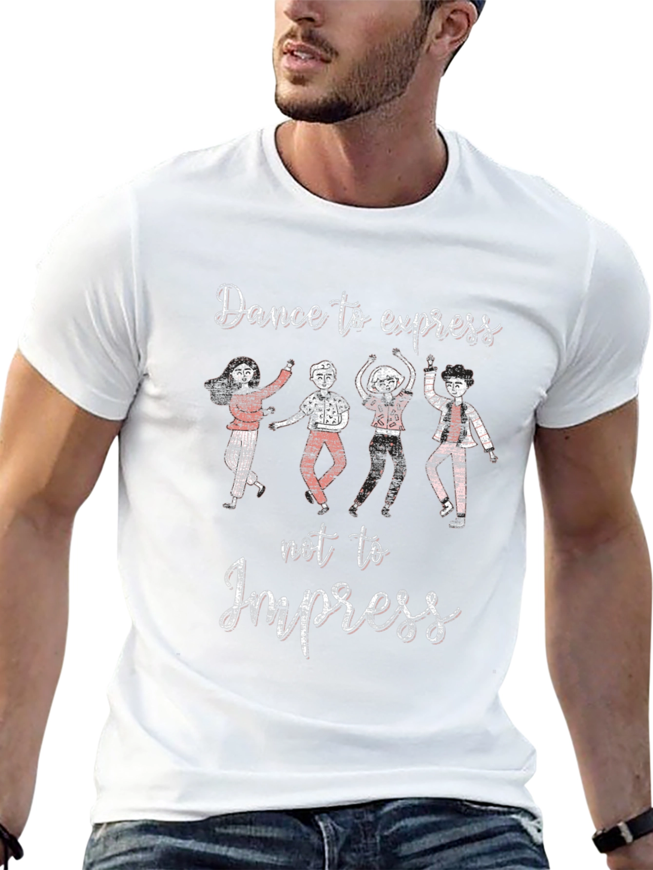 Dance to Express T-Shirt - Unisex Cotton Tee