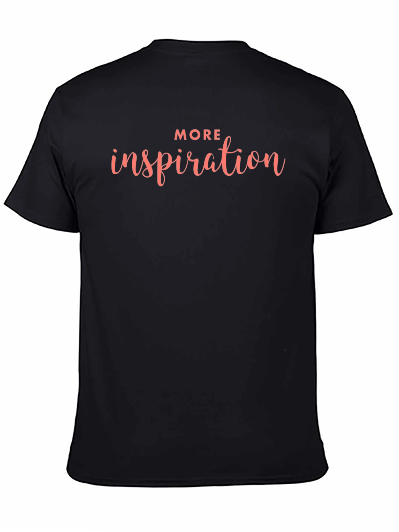 More Inspiration Black Graphic Tee