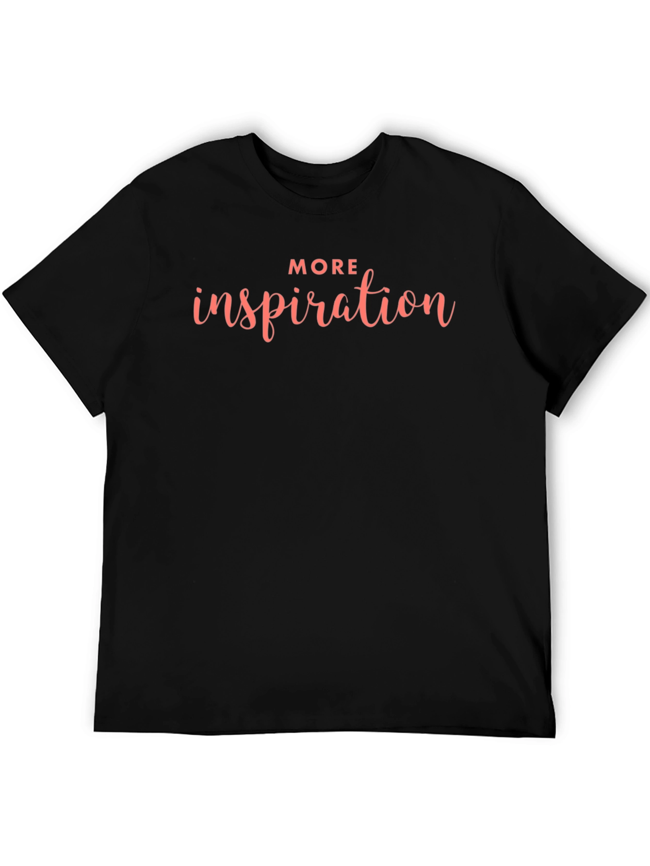 More Inspiration Black Graphic Tee