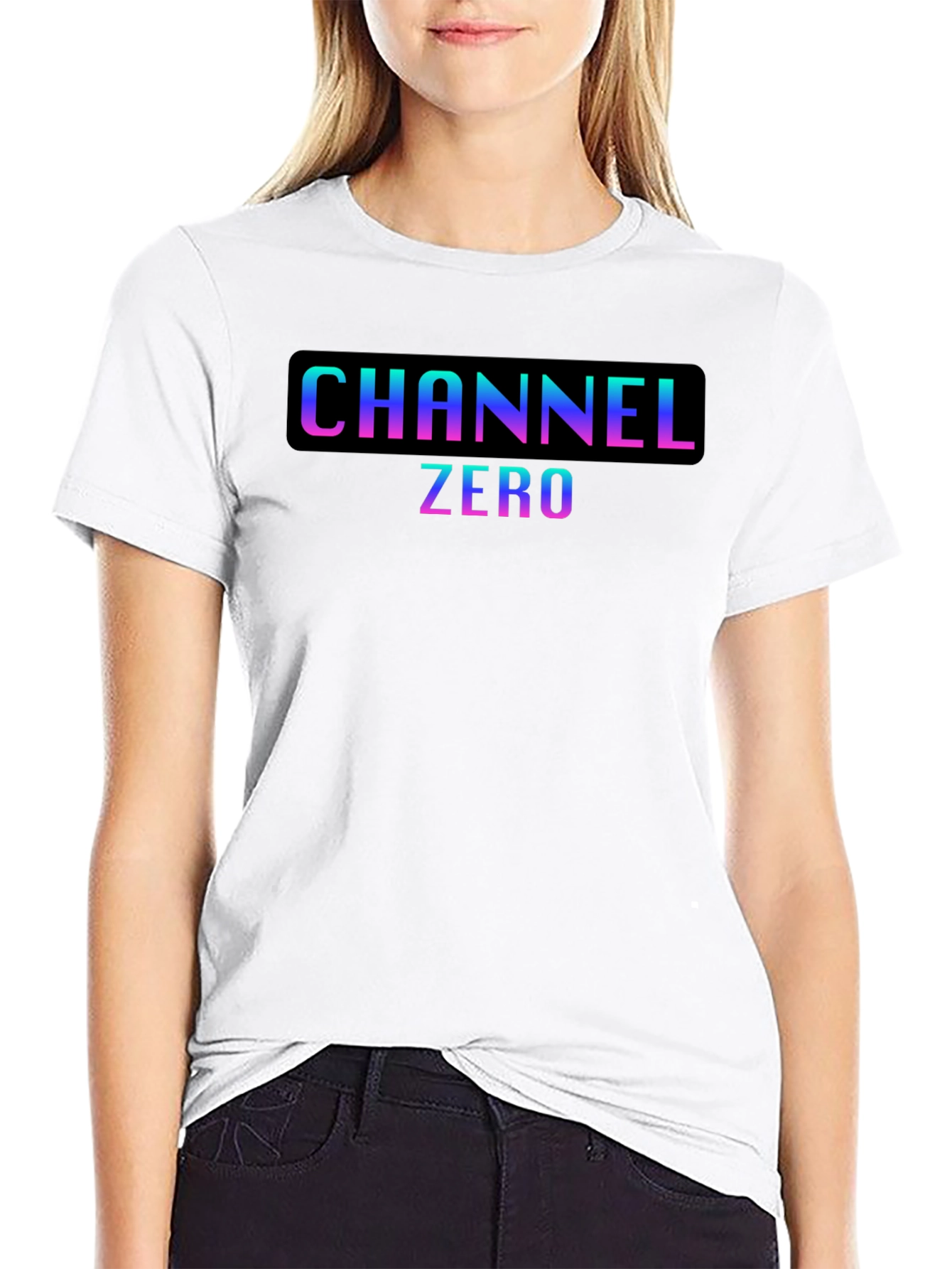 Channel Zero T-Shirt - Retro Vaporwave Style