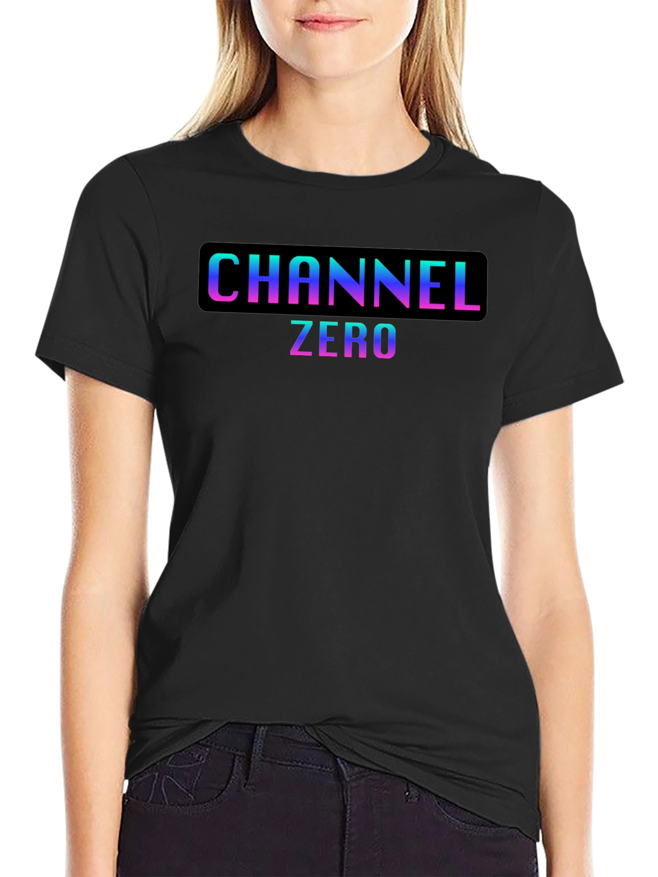 Channel Zero T-Shirt - Retro Vaporwave Style
