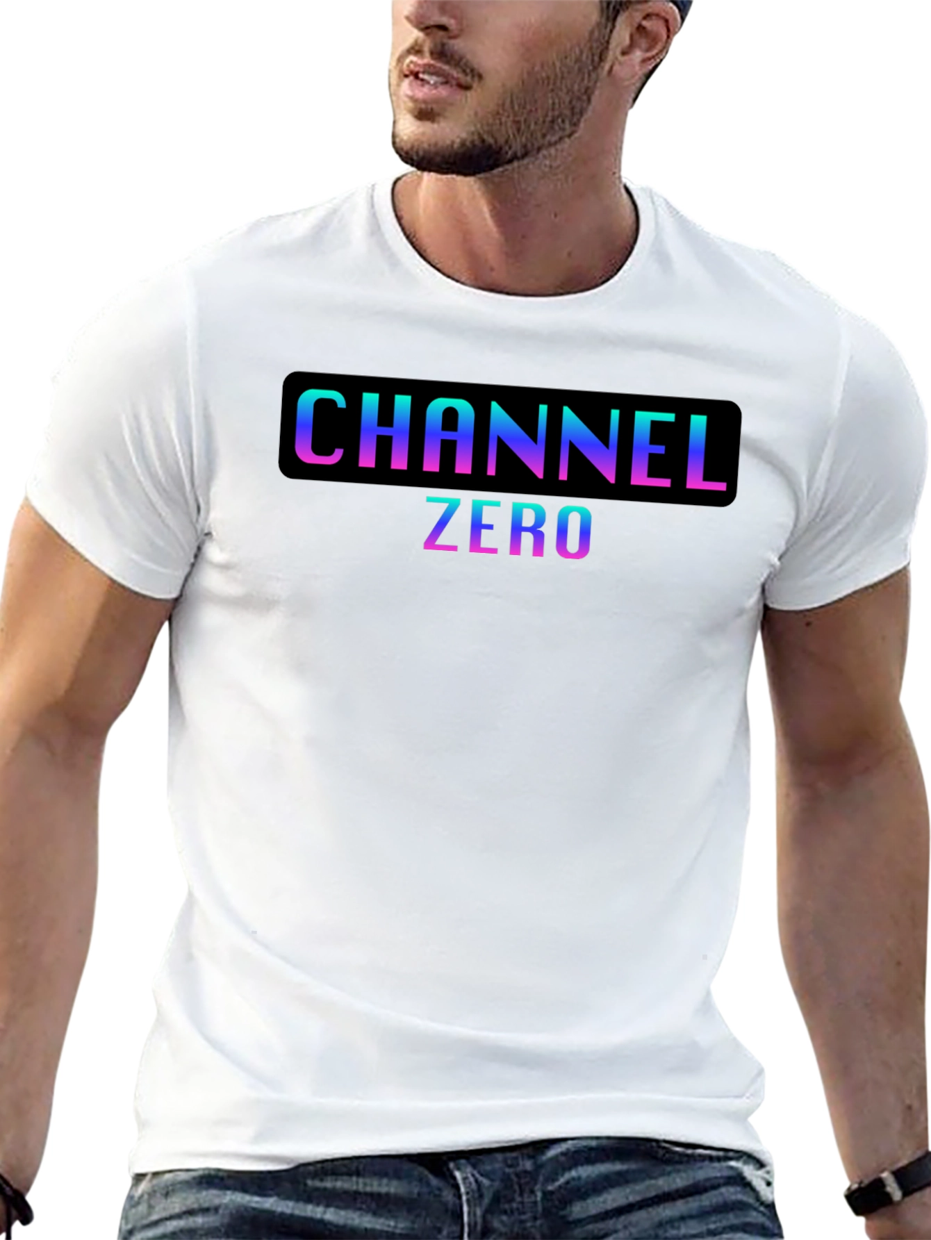 Channel Zero T-Shirt - Retro Vaporwave Style