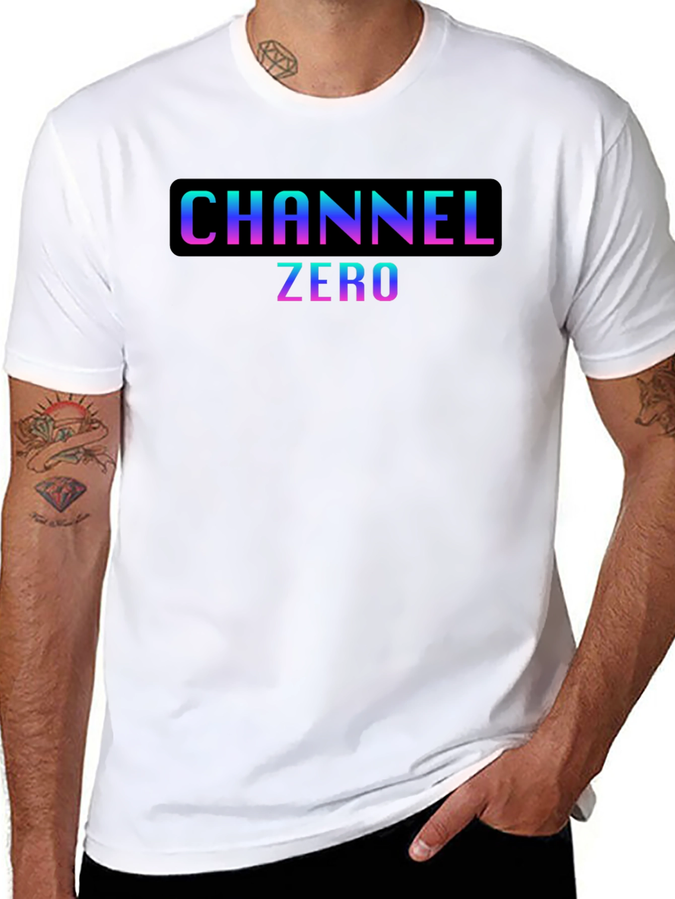 Channel Zero T-Shirt - Retro Vaporwave Style