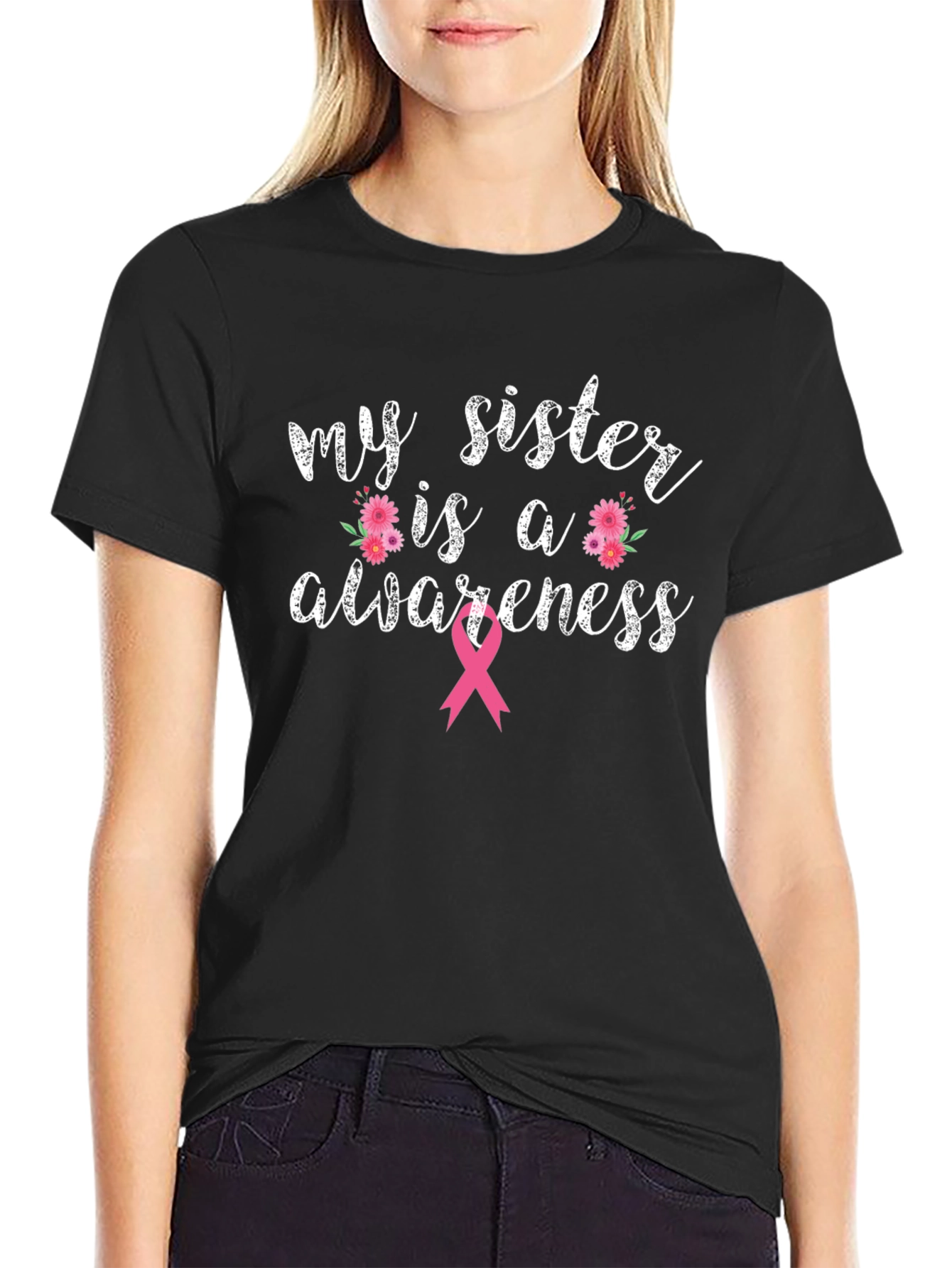 My Sister is Awareness Breast Cancer T-Shirt