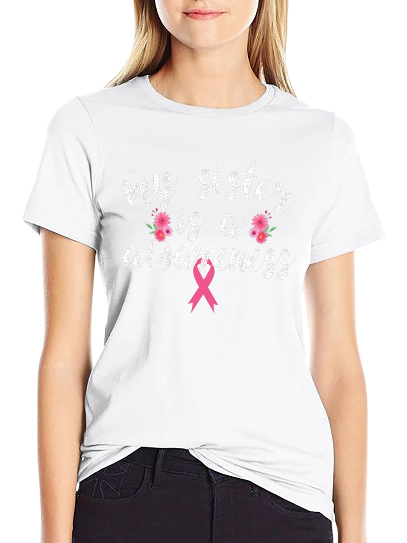 My Sister is Awareness Breast Cancer T-Shirt
