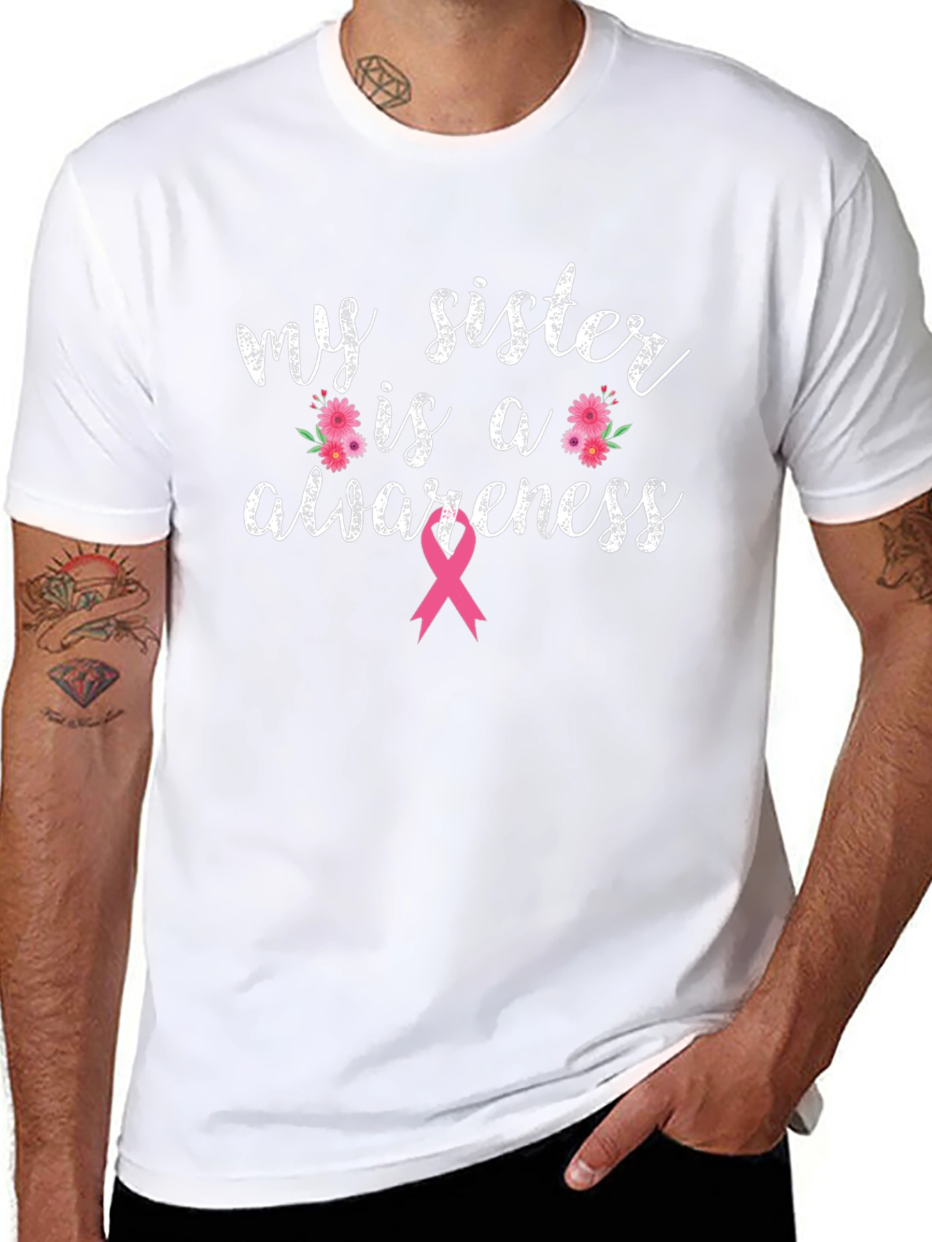 My Sister is Awareness Breast Cancer T-Shirt