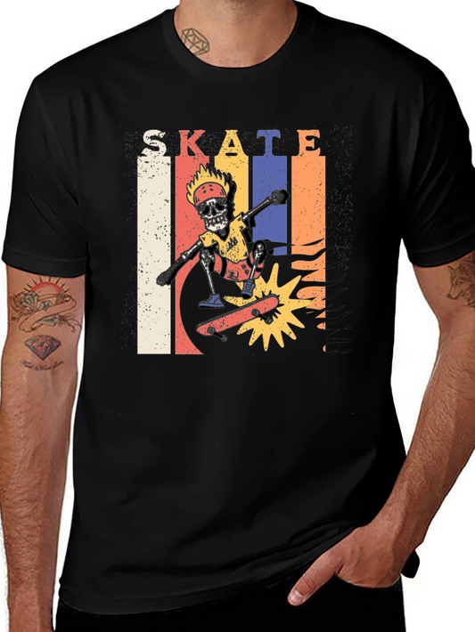 Skate Skeleton Graphic Tee