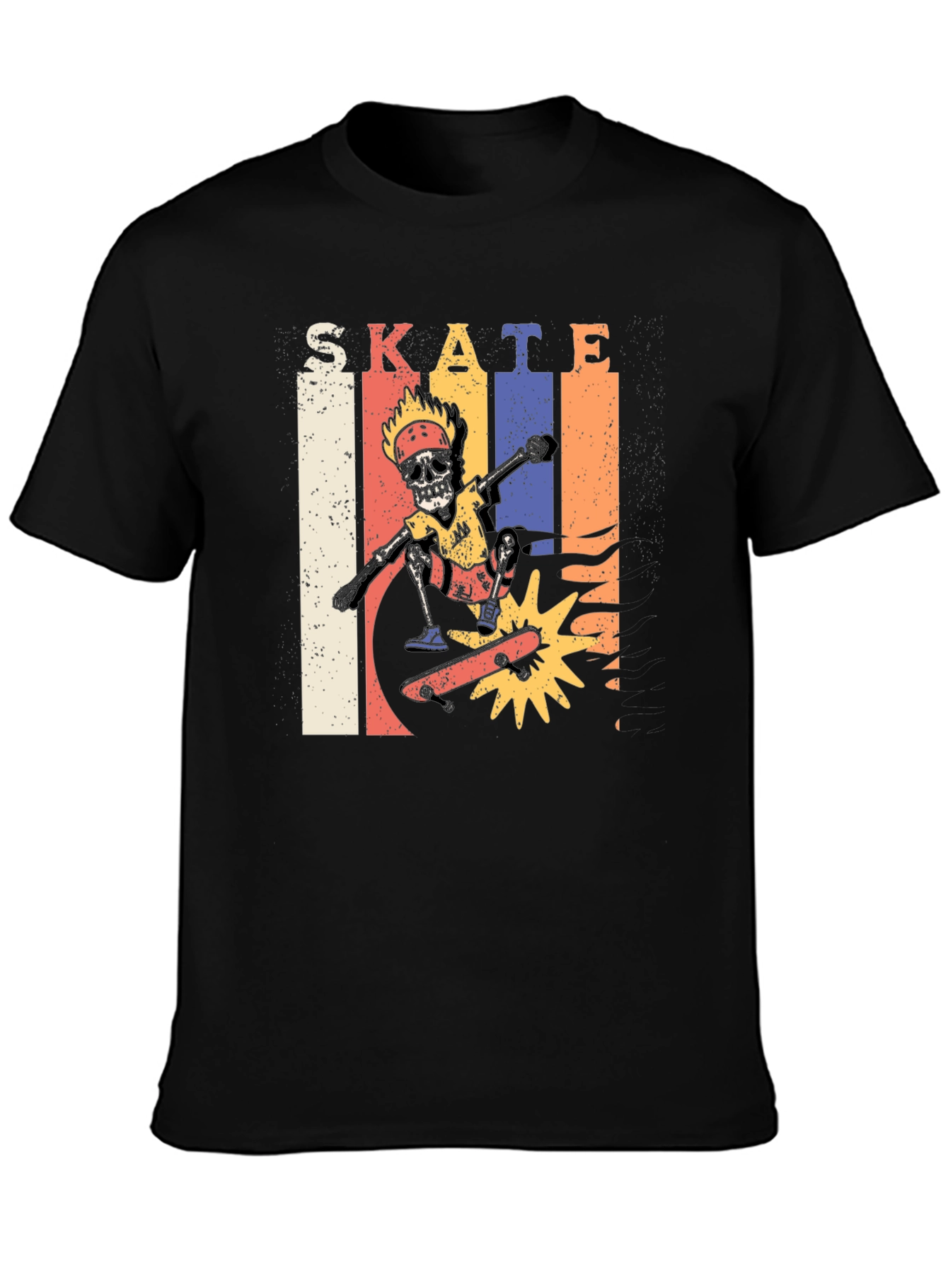 Skate Skeleton Graphic Tee