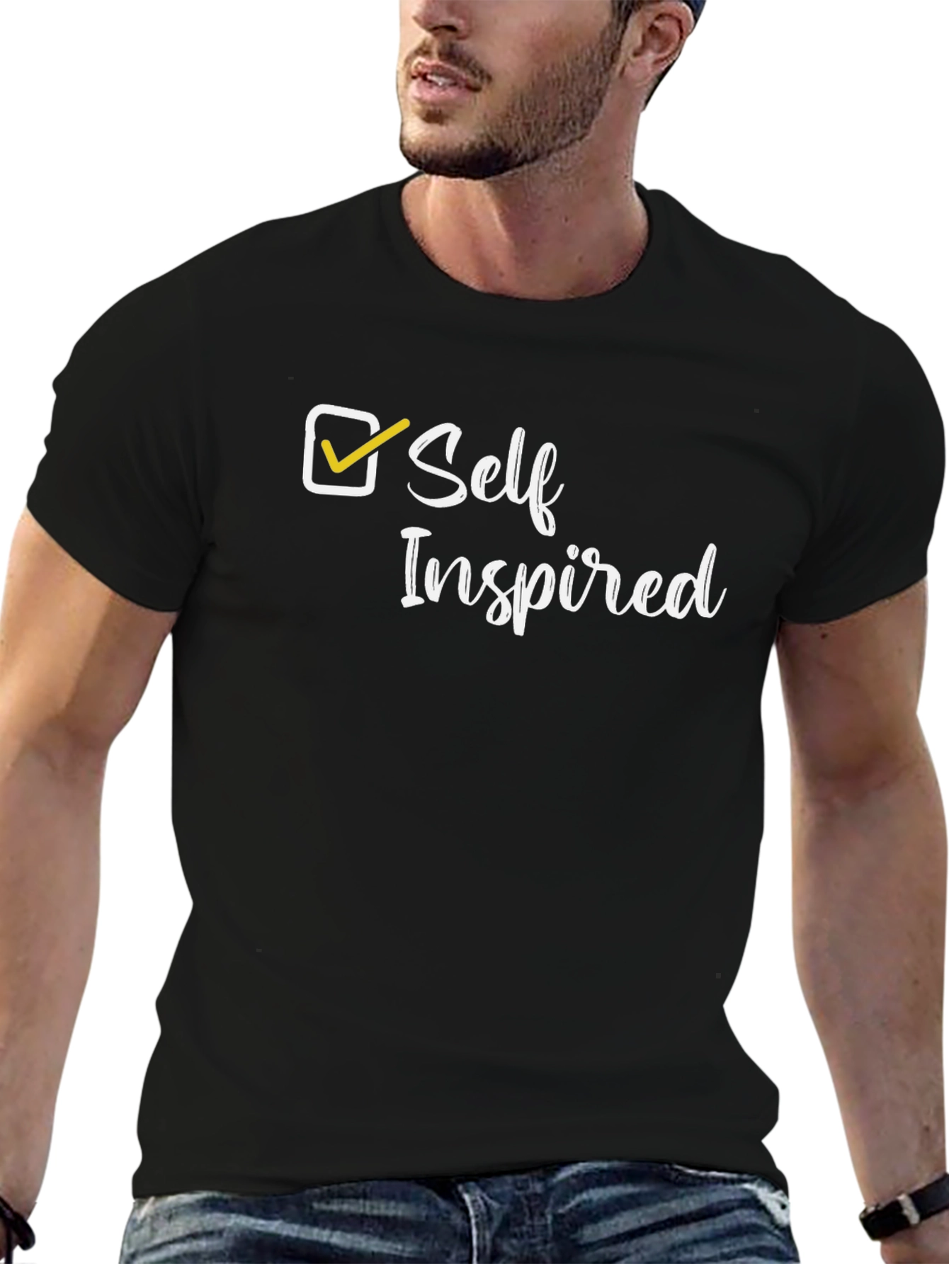 Self Inspired Black T-Shirt
