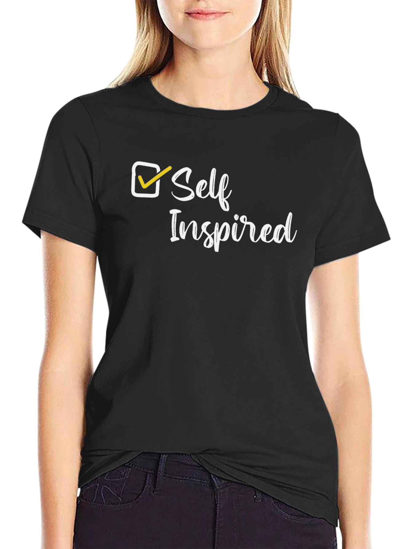 Self Inspired Black T-Shirt
