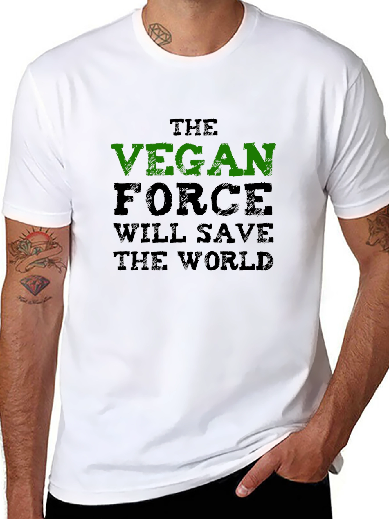 Vegan Force T-Shirt - Save the World
