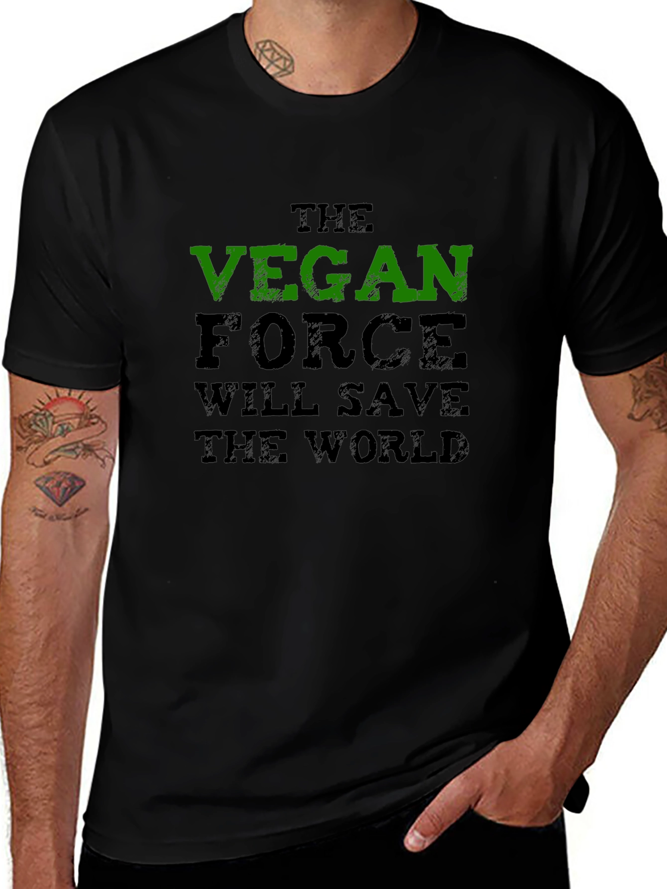 Vegan Force T-Shirt - Save the World