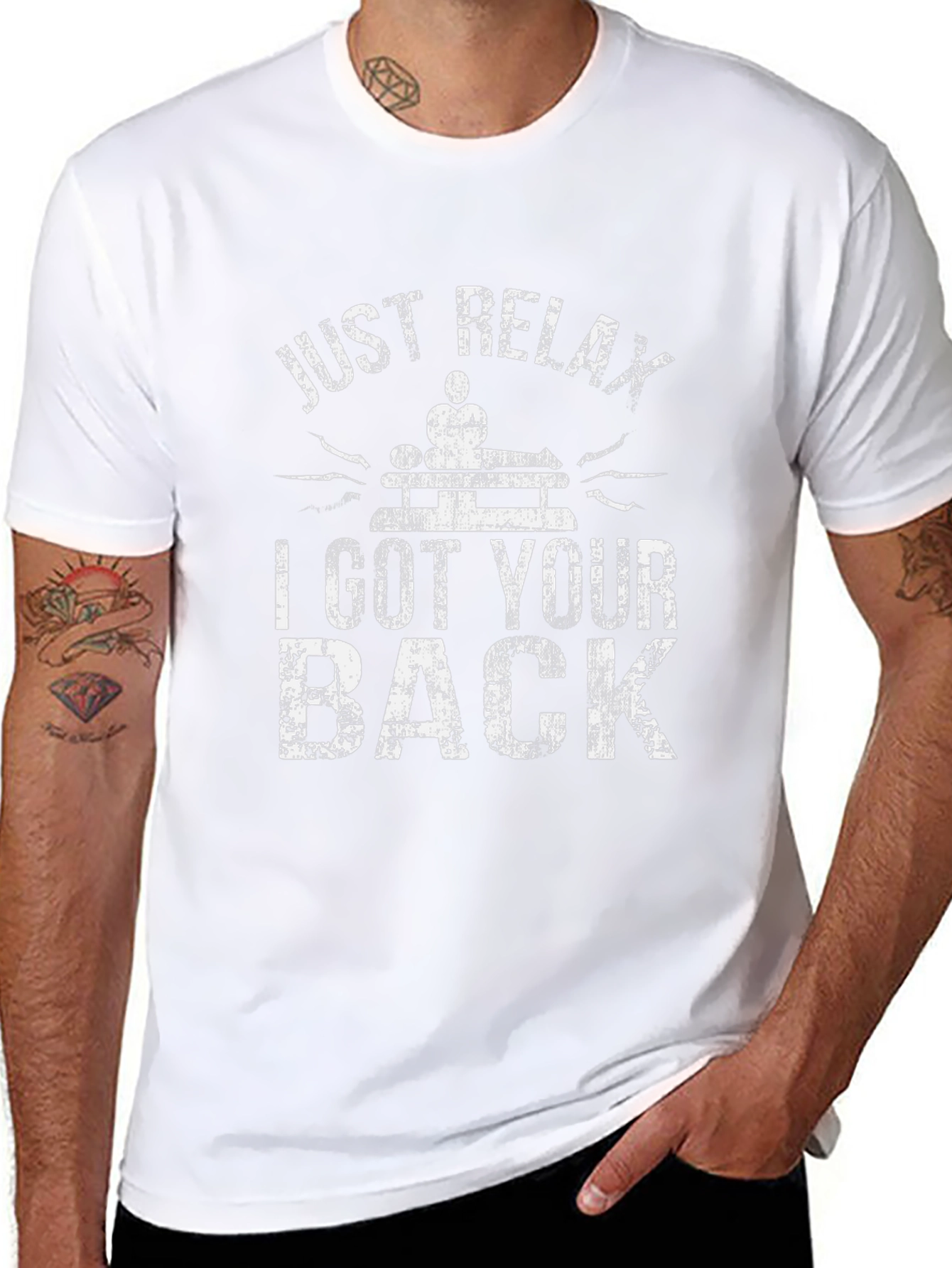 Just Relax I Got Your Back Massage Therapist T-Shirt