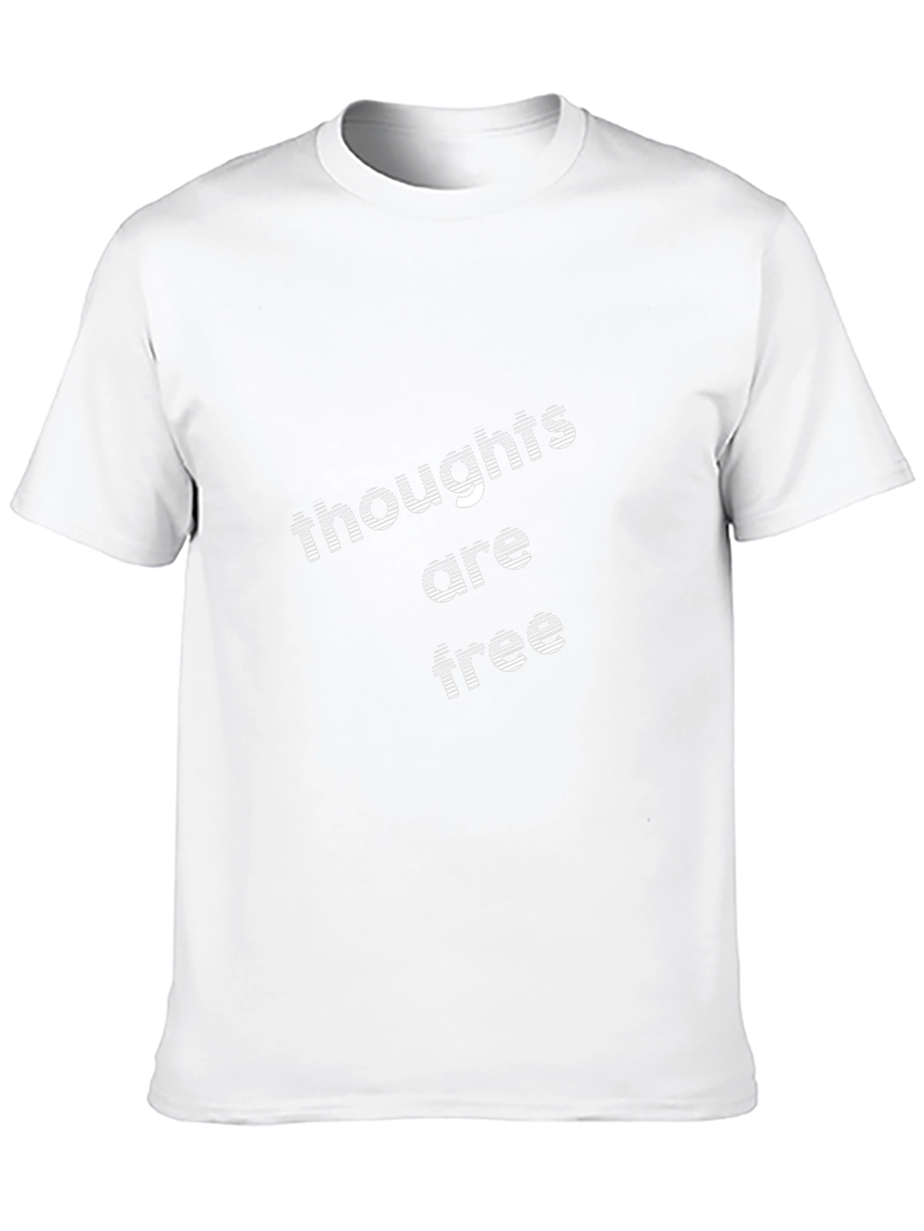Thoughts are Free Black Tee