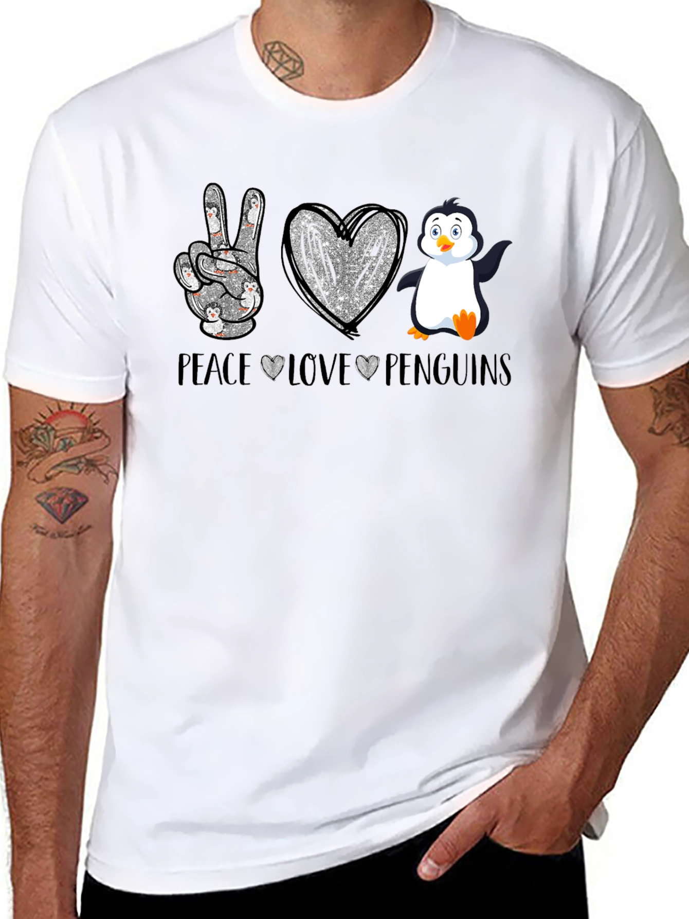 Peace Love Penguins T-Shirt