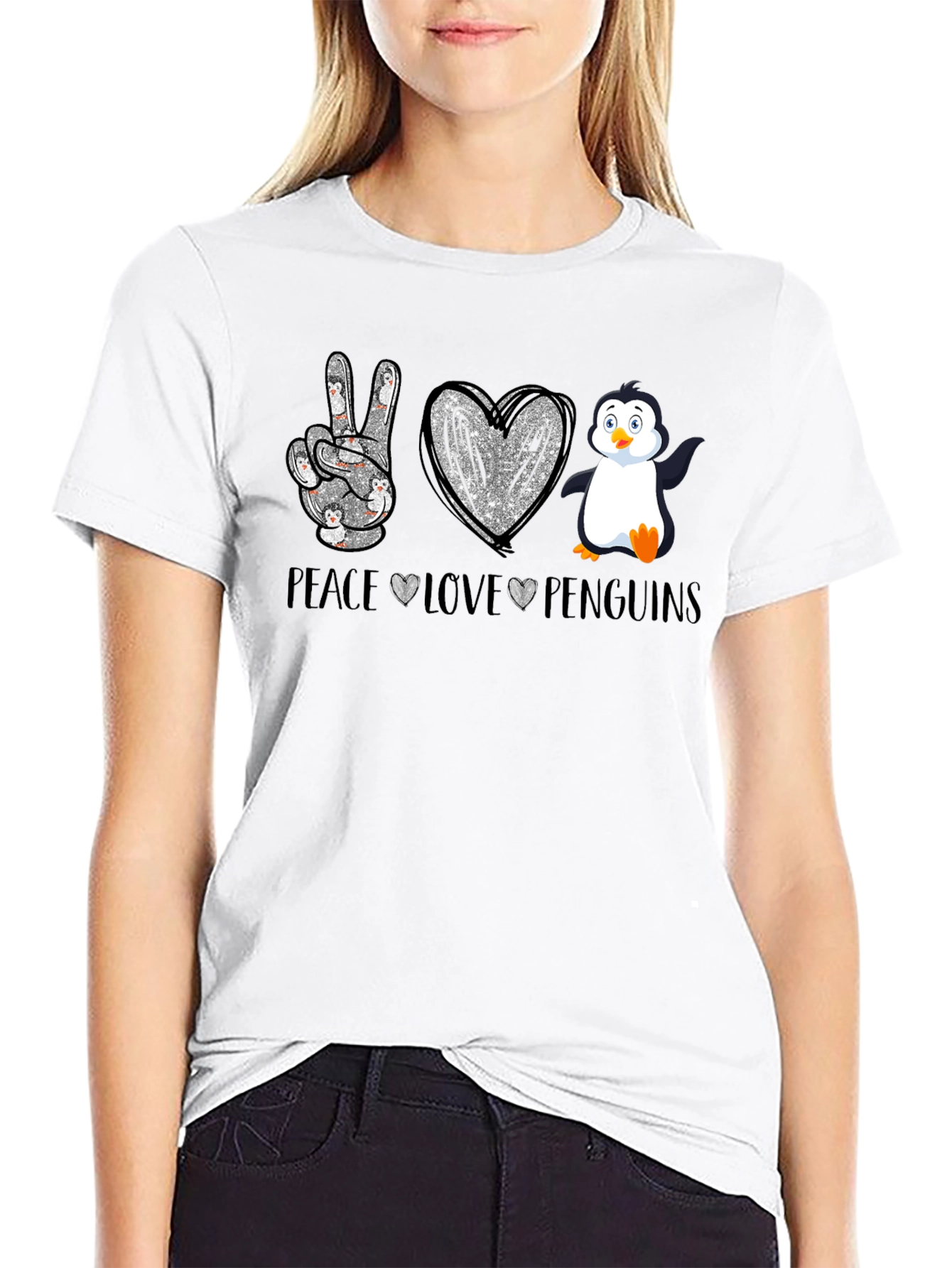 Peace Love Penguins T-Shirt