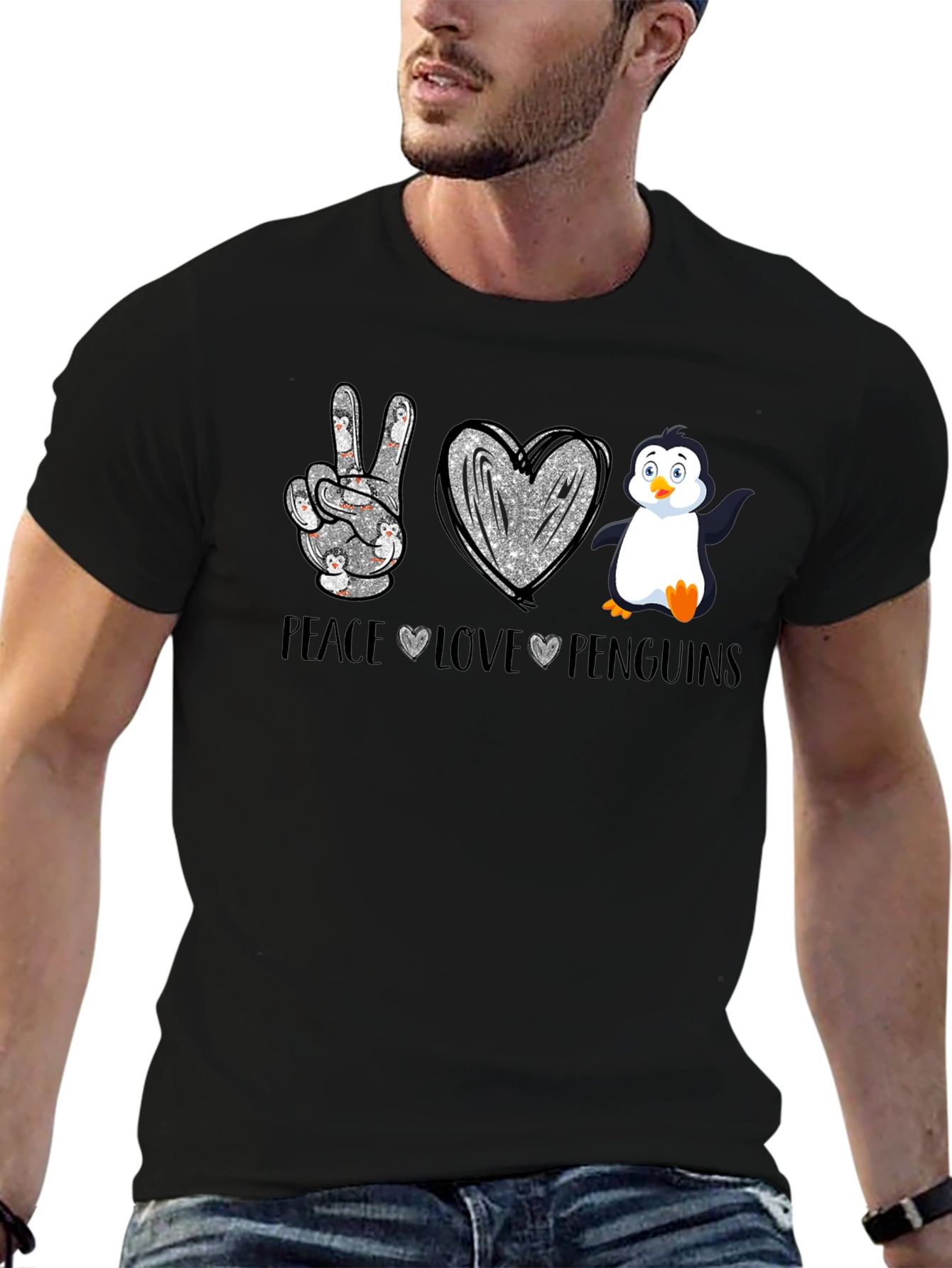 Peace Love Penguins T-Shirt