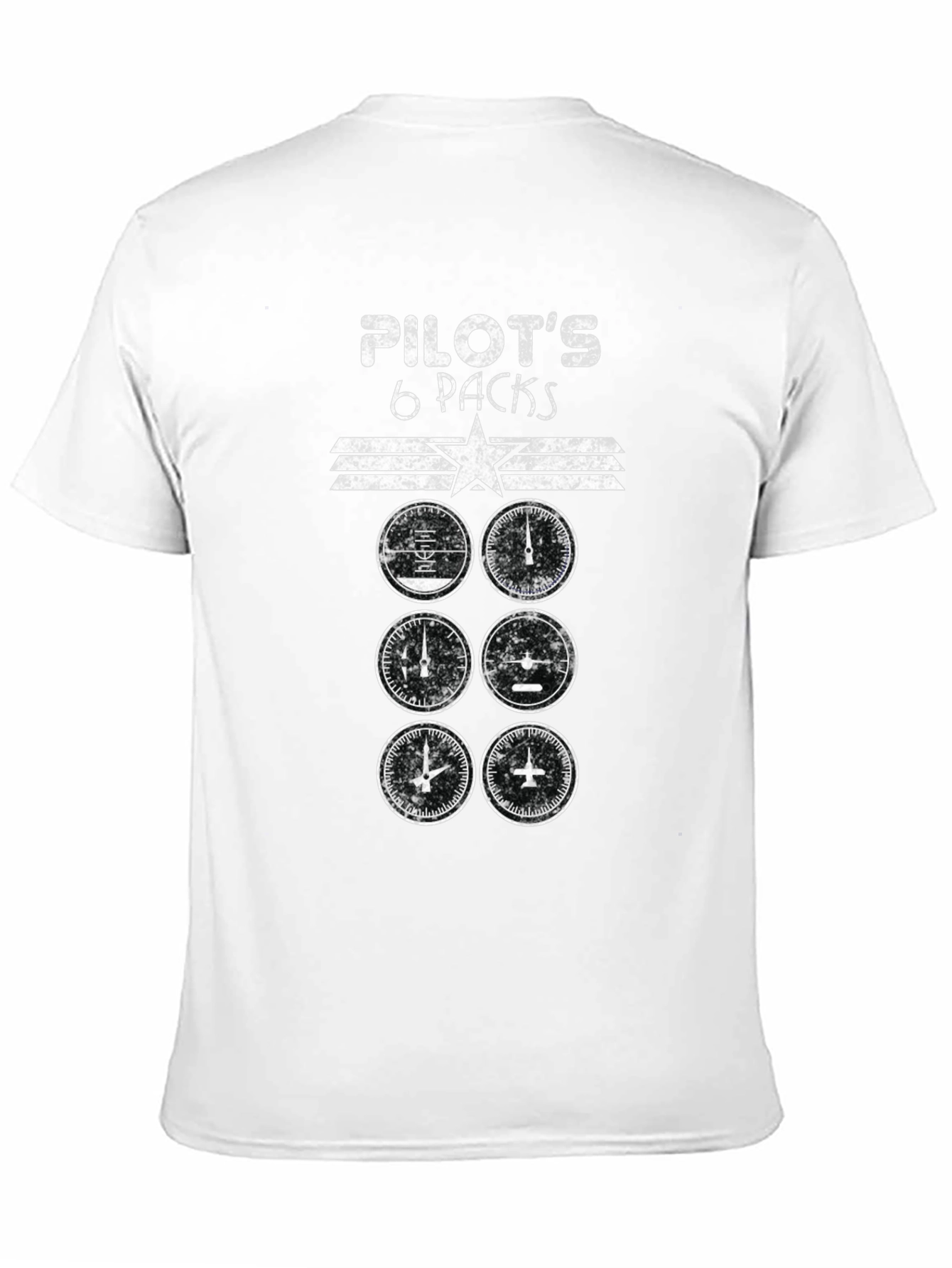 Pilots 6 Packs T-Shirt - Aviation Humor Tee