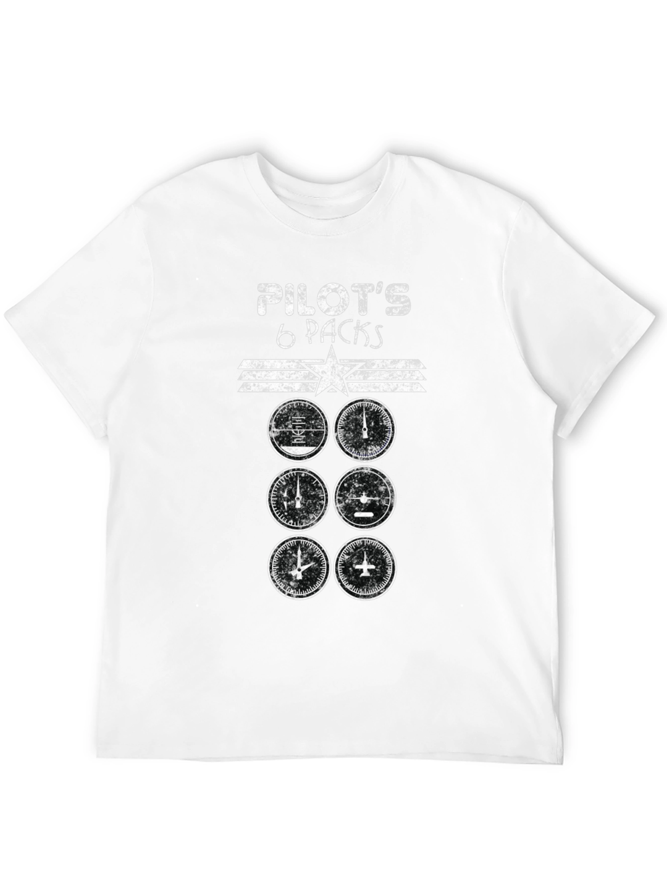 Pilots 6 Packs T-Shirt - Aviation Humor Tee