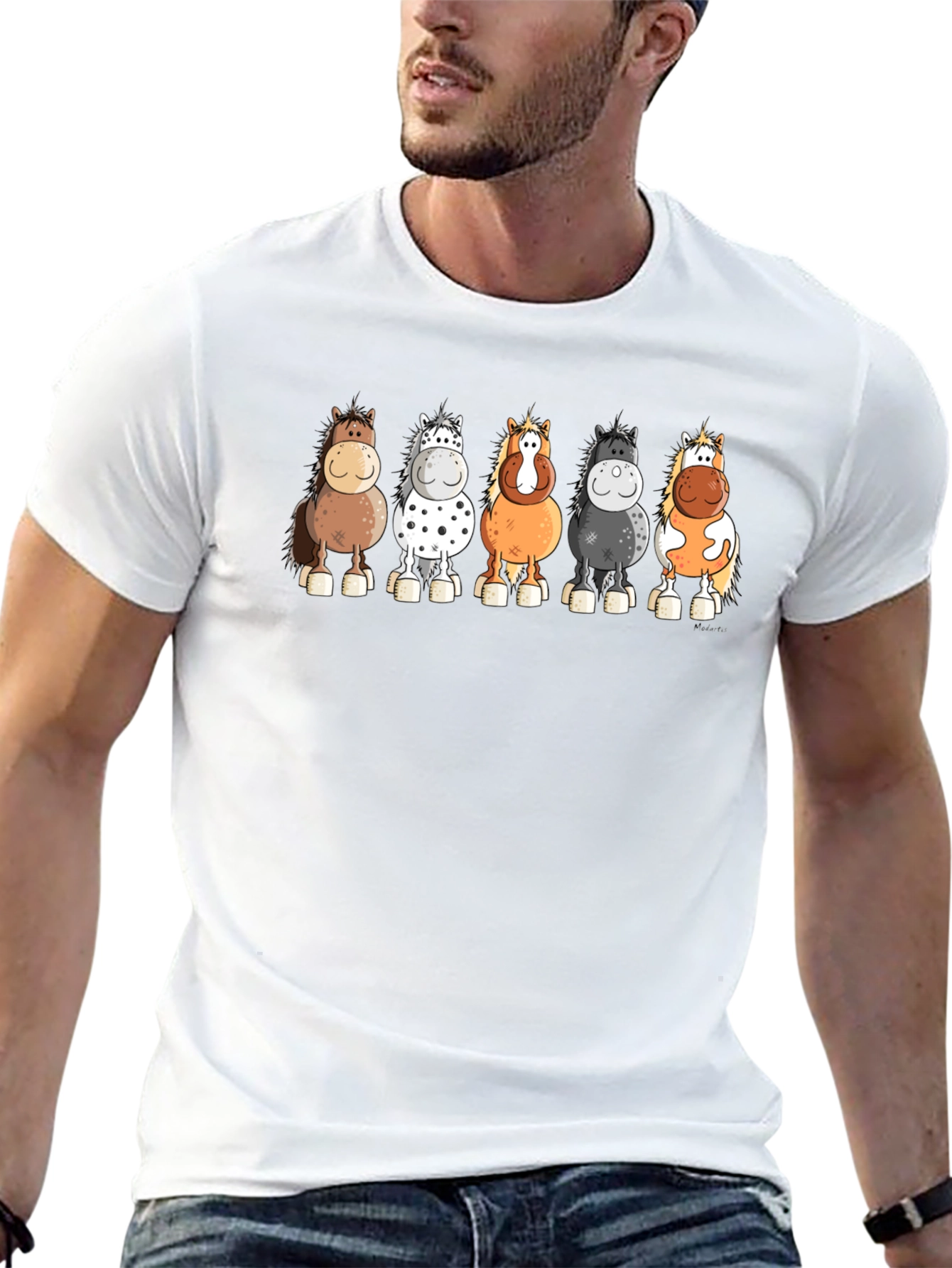 Cartoon Horse T-Shirt